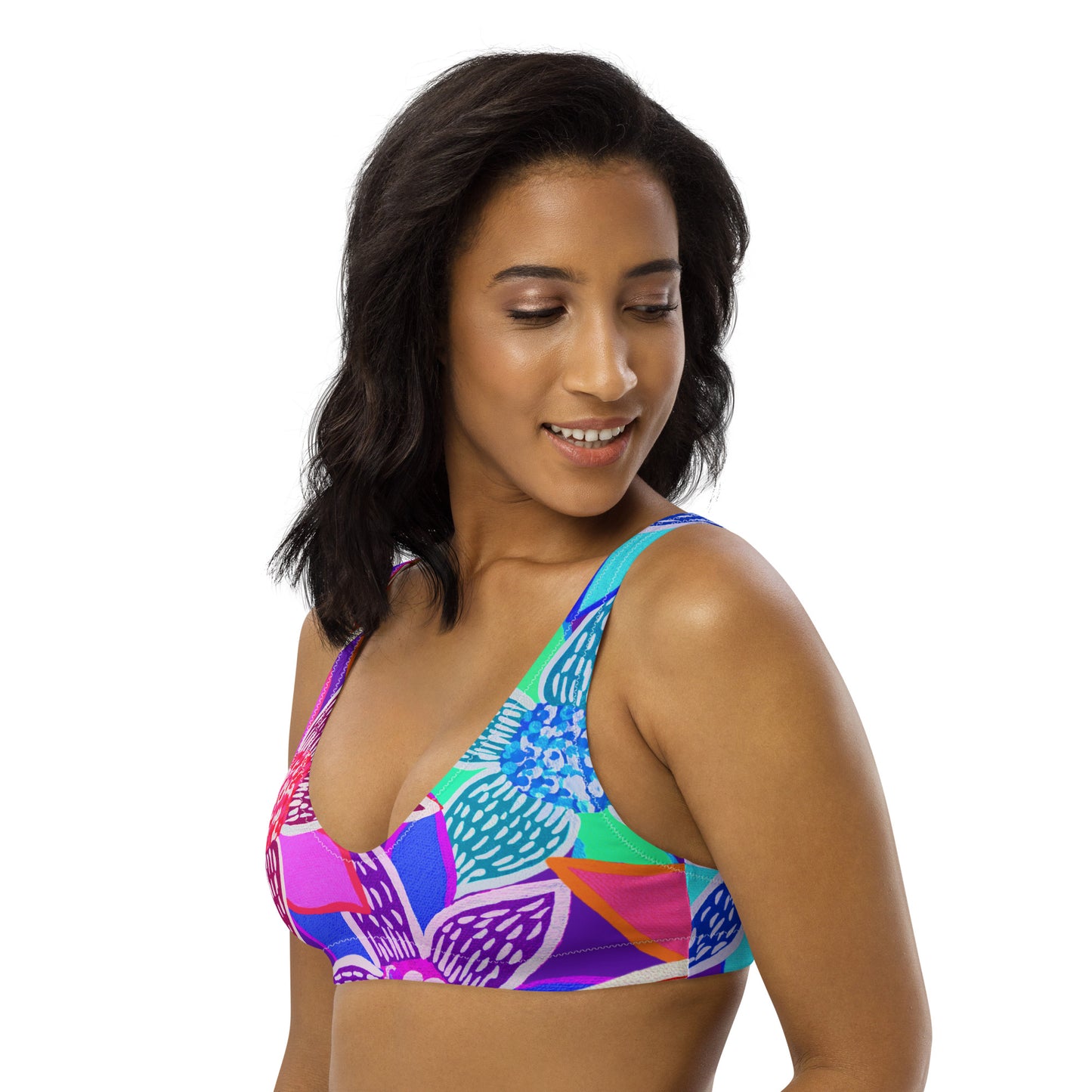 Arnjil Mindi Flower Bralette Top-Sherika Duckhole-PaletTheory