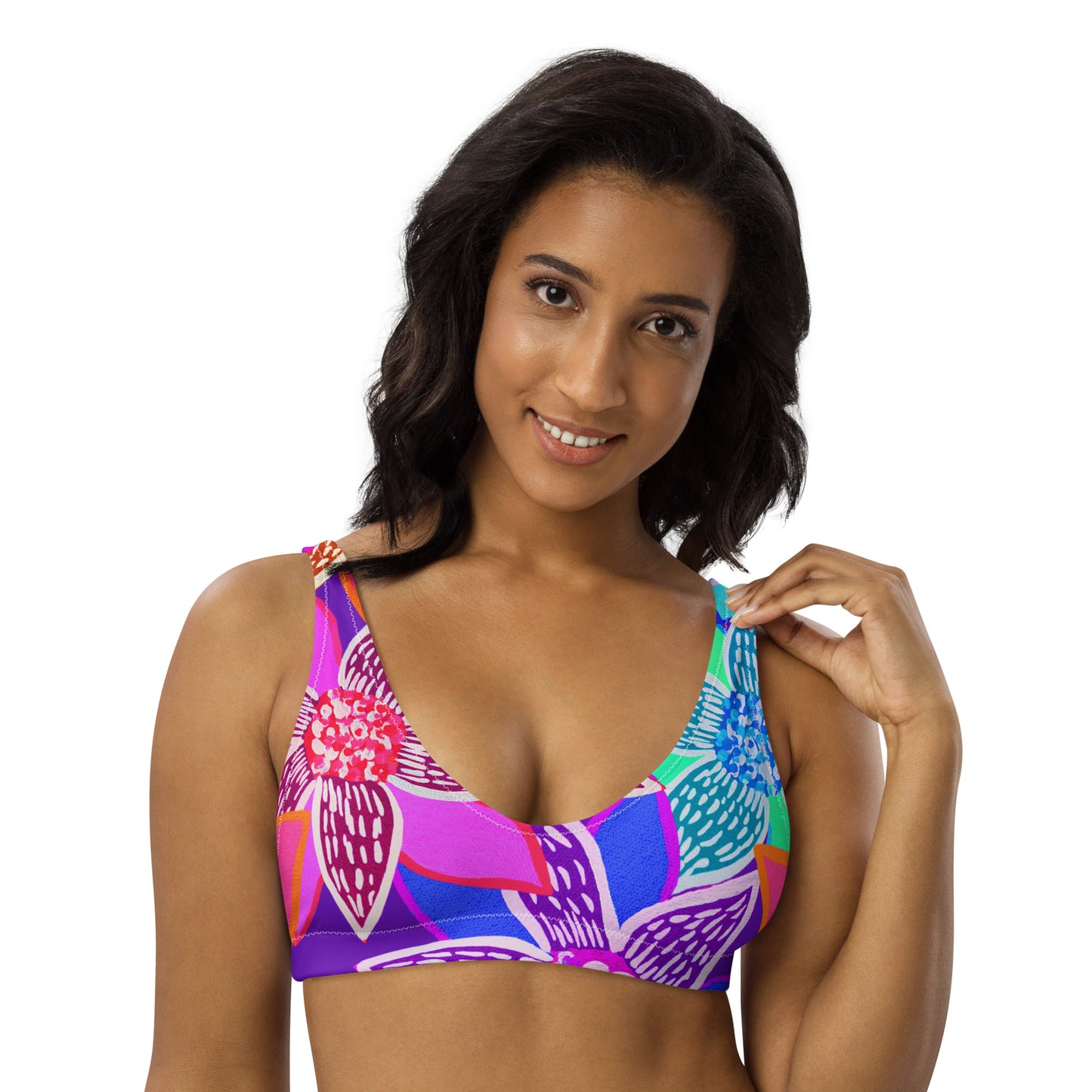Arnjil Mindi Flower Bralette Top-Sherika Duckhole-PaletTheory