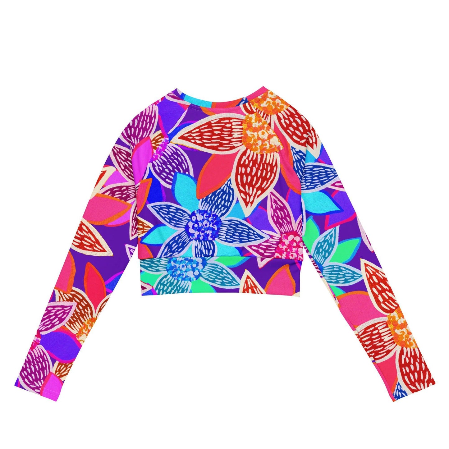 Arnjil Mindi Flower Crop Top Rashguard-Sherika Duckhole-PaletTheory