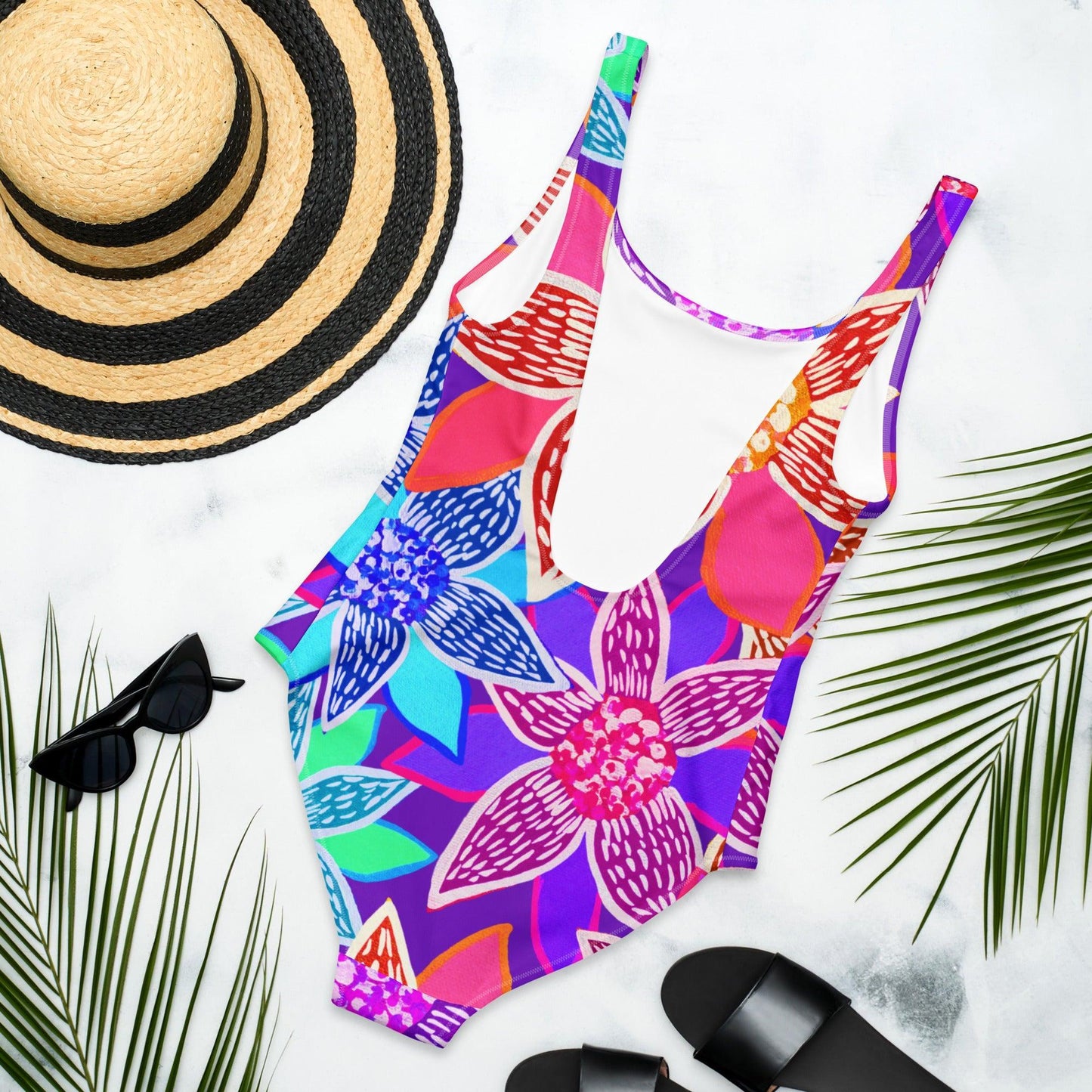 Arnjil Mindi Flower One-Piece Swimsuit-Sherika Duckhole-PaletTheory