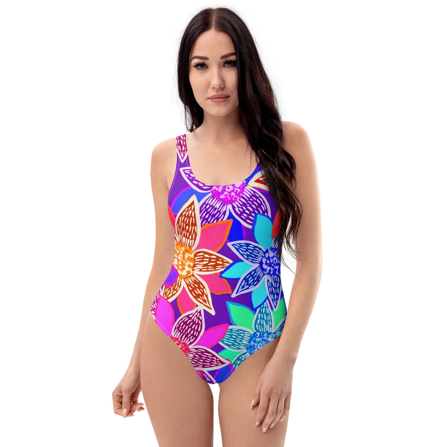 Arnjil Mindi Flower One-Piece Swimsuit-Sherika Duckhole-PaletTheory