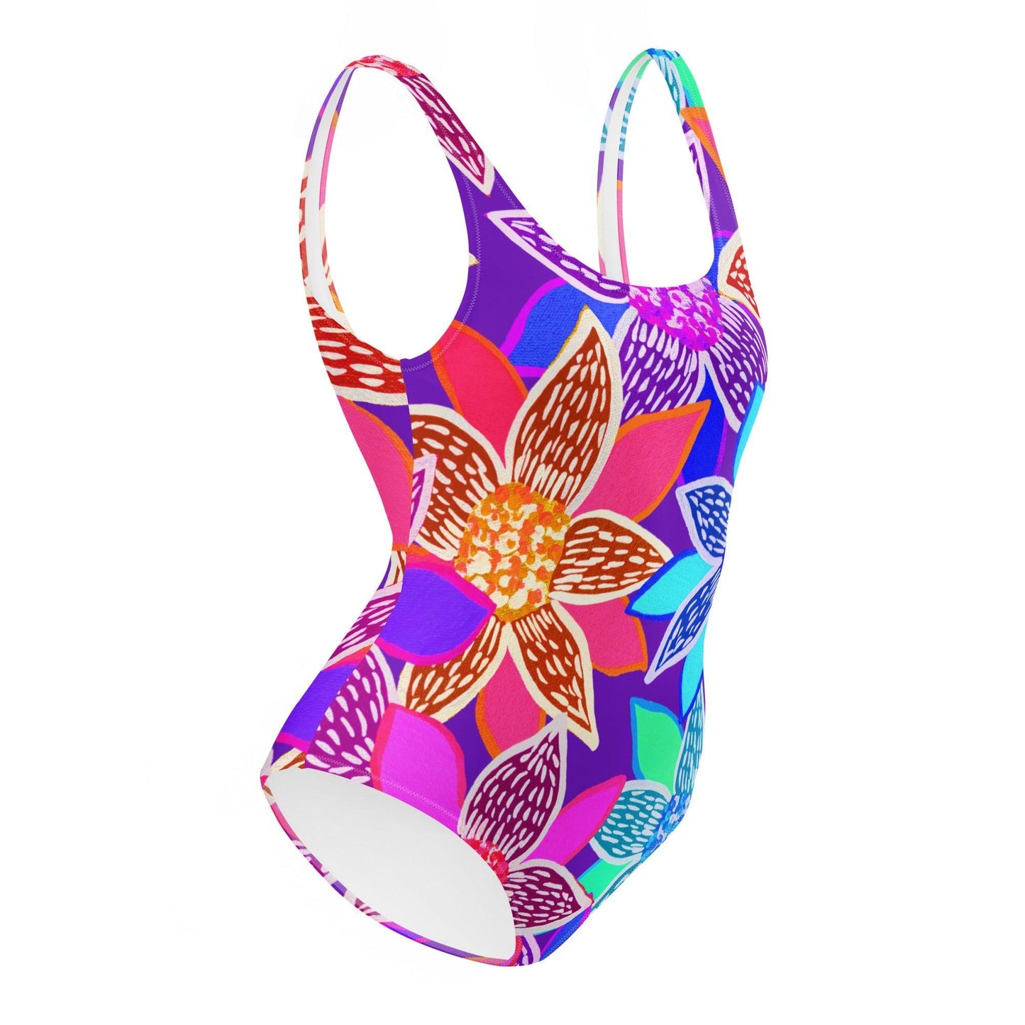 Arnjil Mindi Flower One-Piece Swimsuit-Sherika Duckhole-PaletTheory