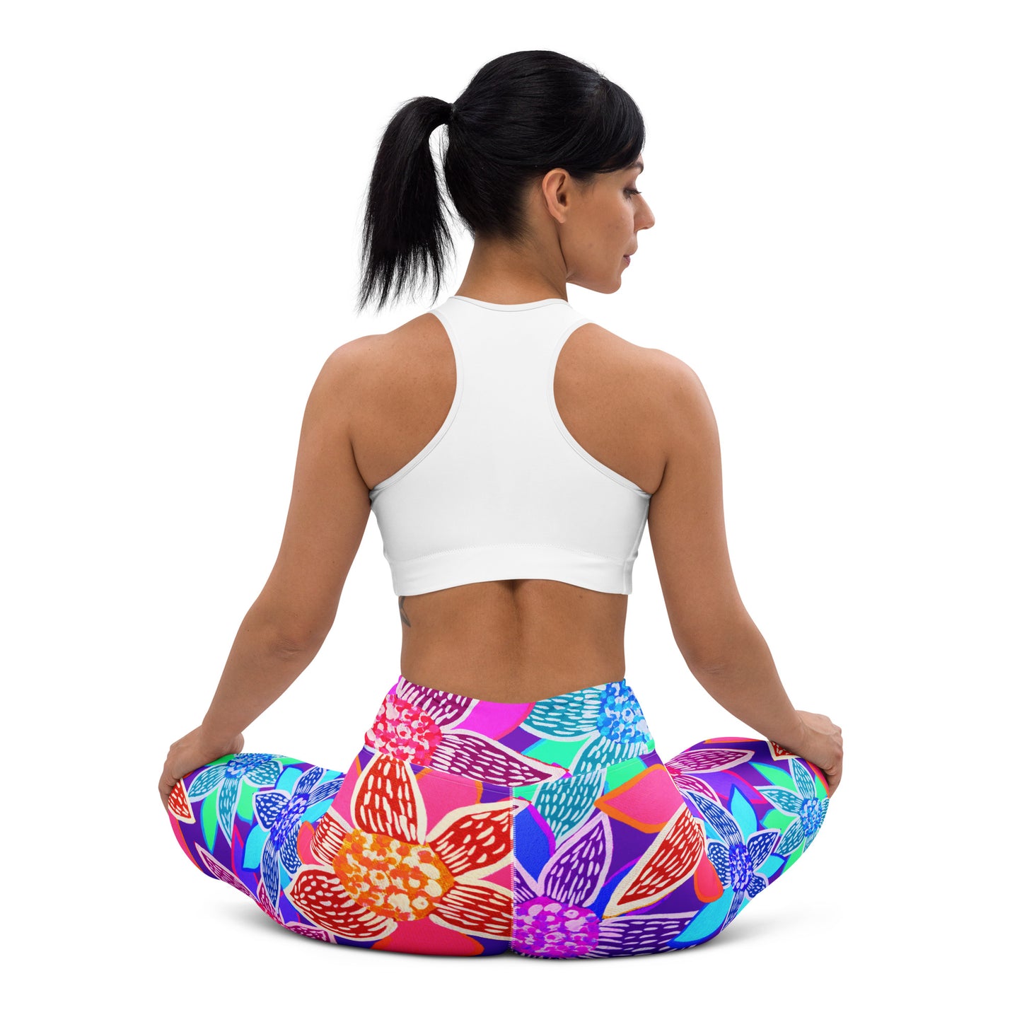 Arnjil Mindi Flower Yoga Leggings-Sherika Duckhole-PaletTheory