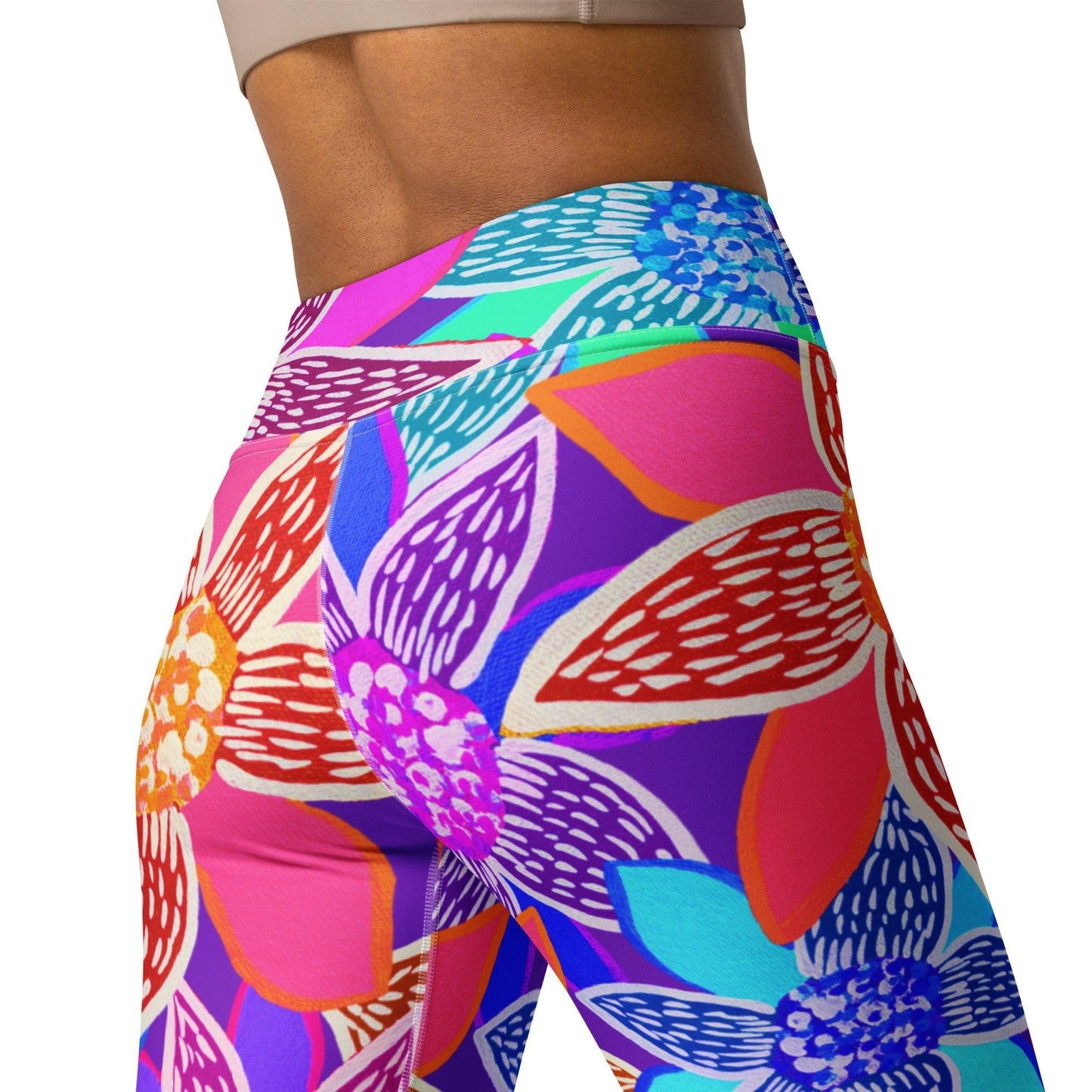 Arnjil Mindi Flower Yoga Leggings-Sherika Duckhole-PaletTheory