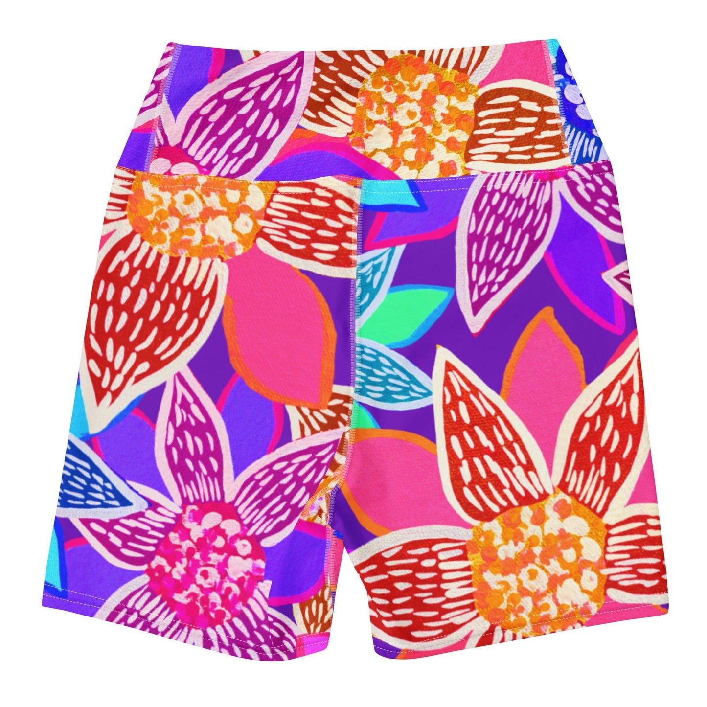 Arnjil Mindi Flower Yoga Shorts-Sherika Duckhole-PaletTheory