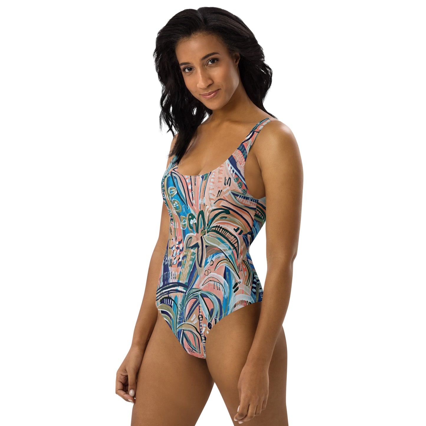 Beach Oasis One-Piece Swimsuit-Carley Bourne-PaletTheory
