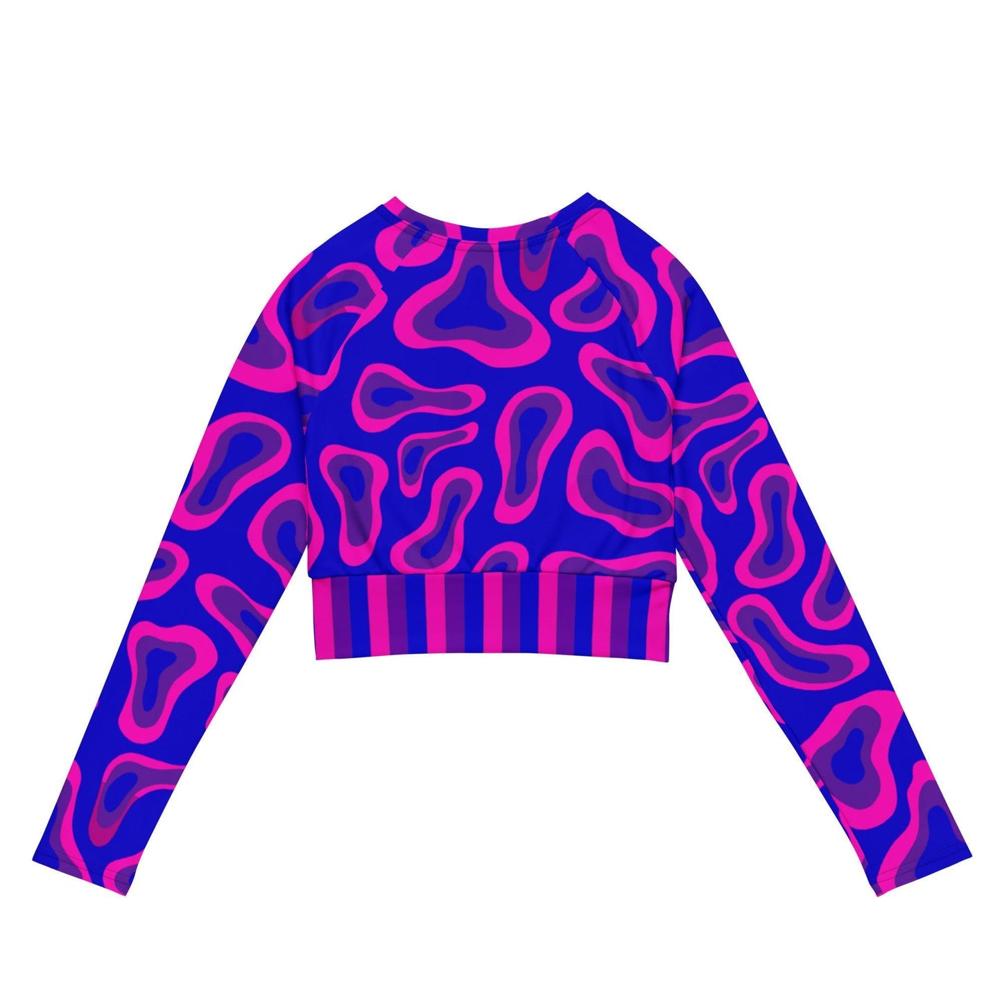 Blue Sea Crop Top Rashguard-Philinka Dolby-PaletTheory