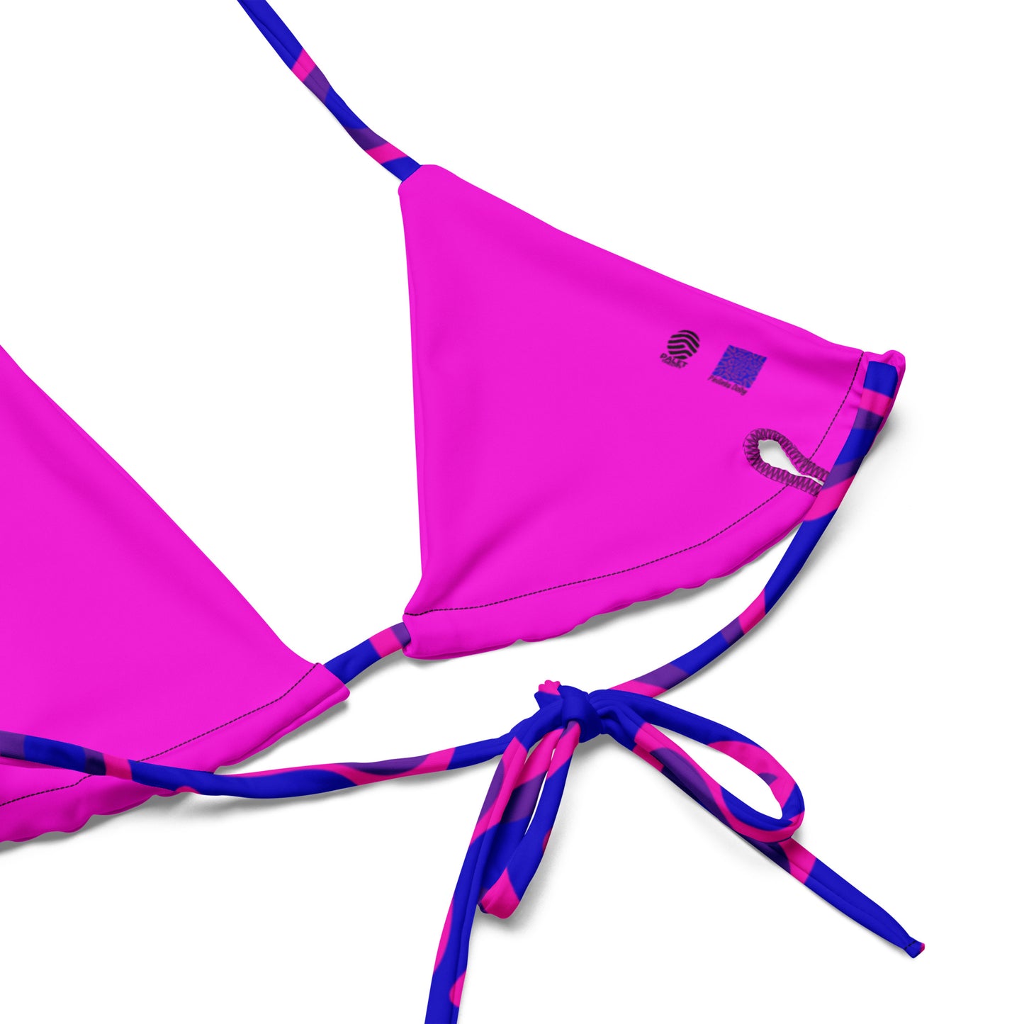 Blue Sea Triangle Bikini Top-Philinka Dolby-PaletTheory