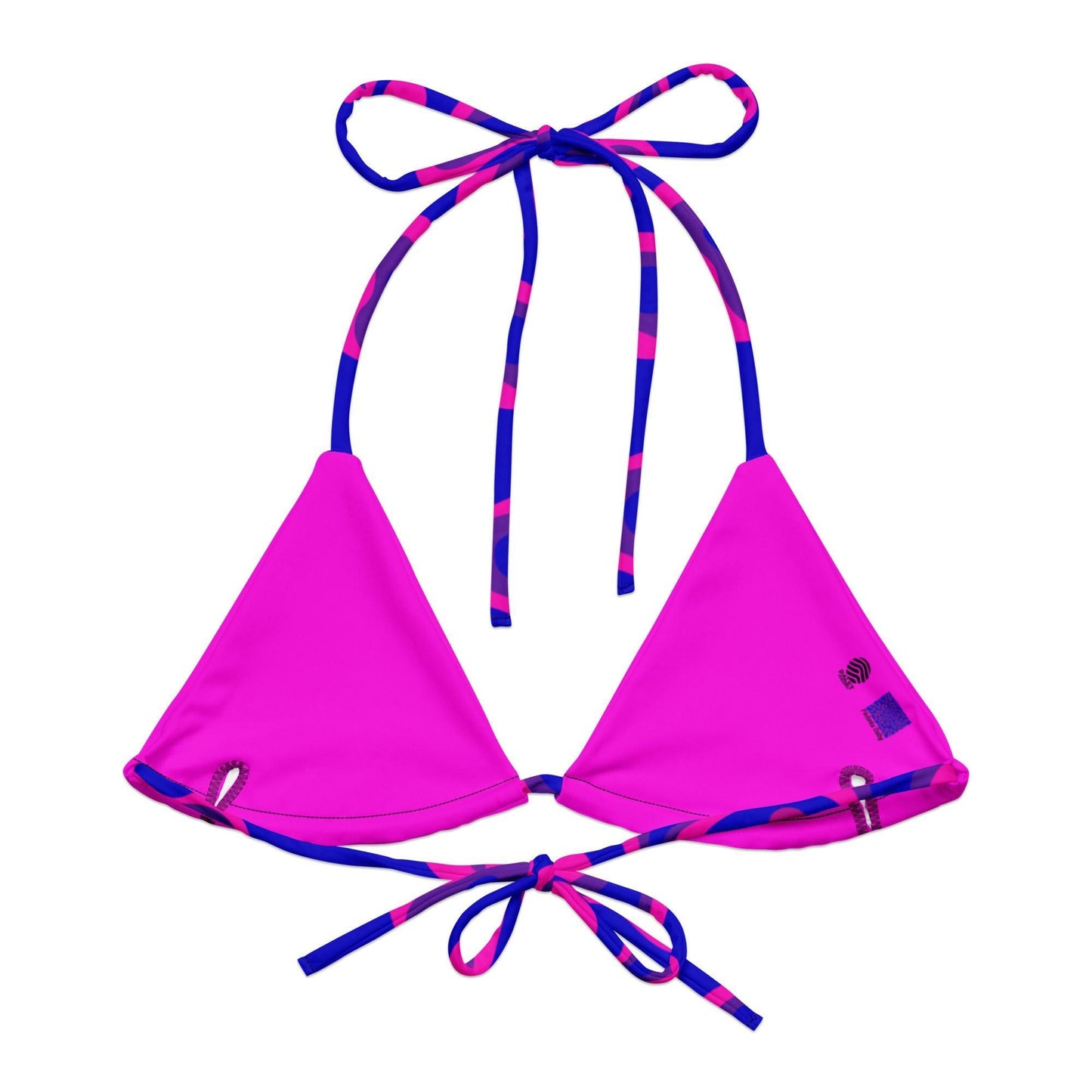 Blue Sea Triangle Bikini Top-Philinka Dolby-PaletTheory