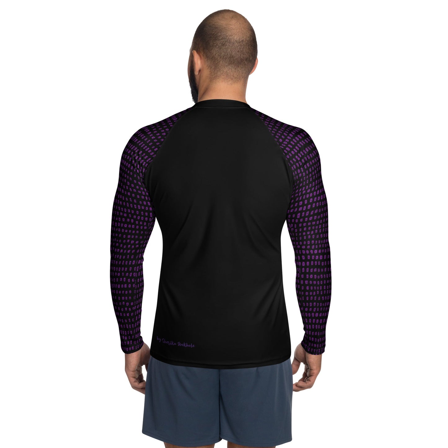 Boab Purple Men's Rash Guard-Sherika Duckhole-PaletTheory