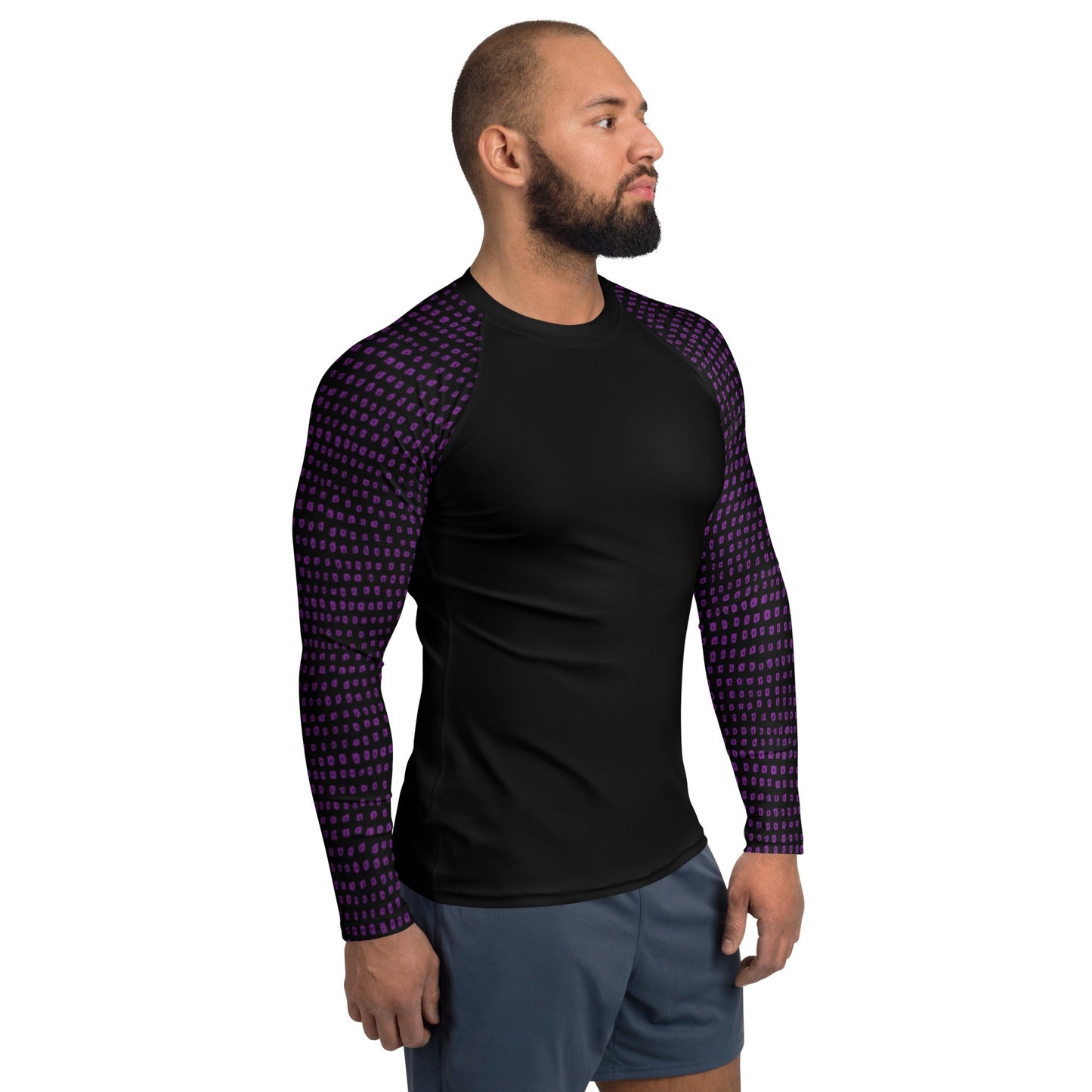 Boab Purple Men's Rash Guard-Sherika Duckhole-PaletTheory