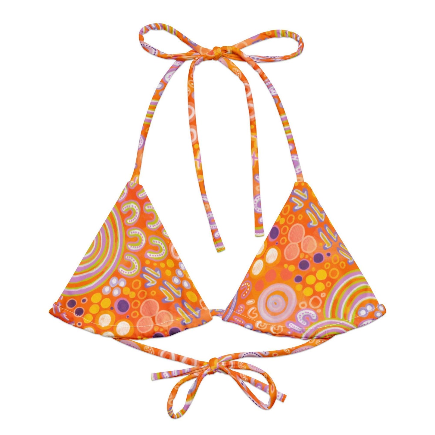 'Children' - Convertible Triangle Bikini Top-Merindah-Gunya-PaletTheory