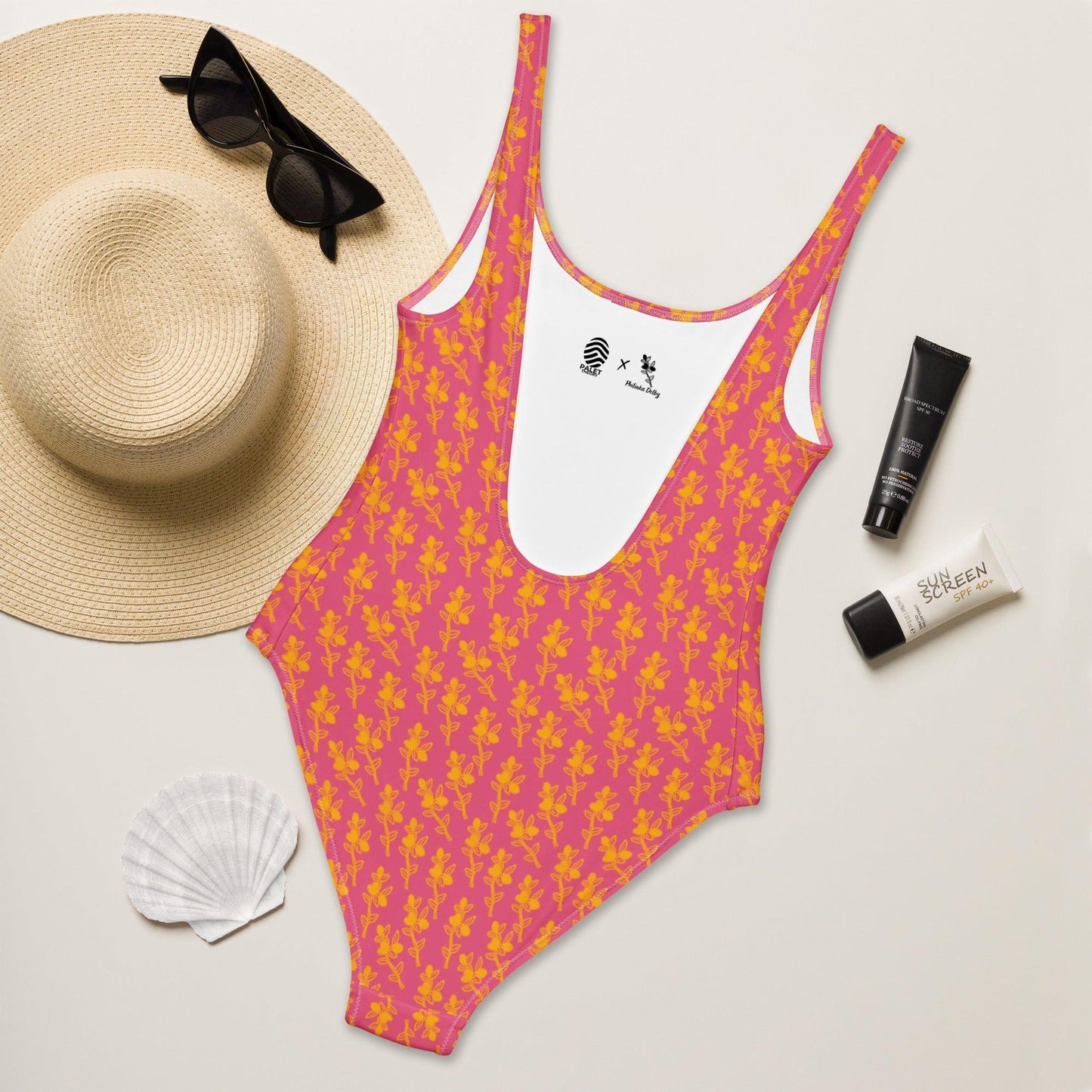 Conkerberry in Pink One-Piece Swimsuit-Philinka Dolby-PaletTheory