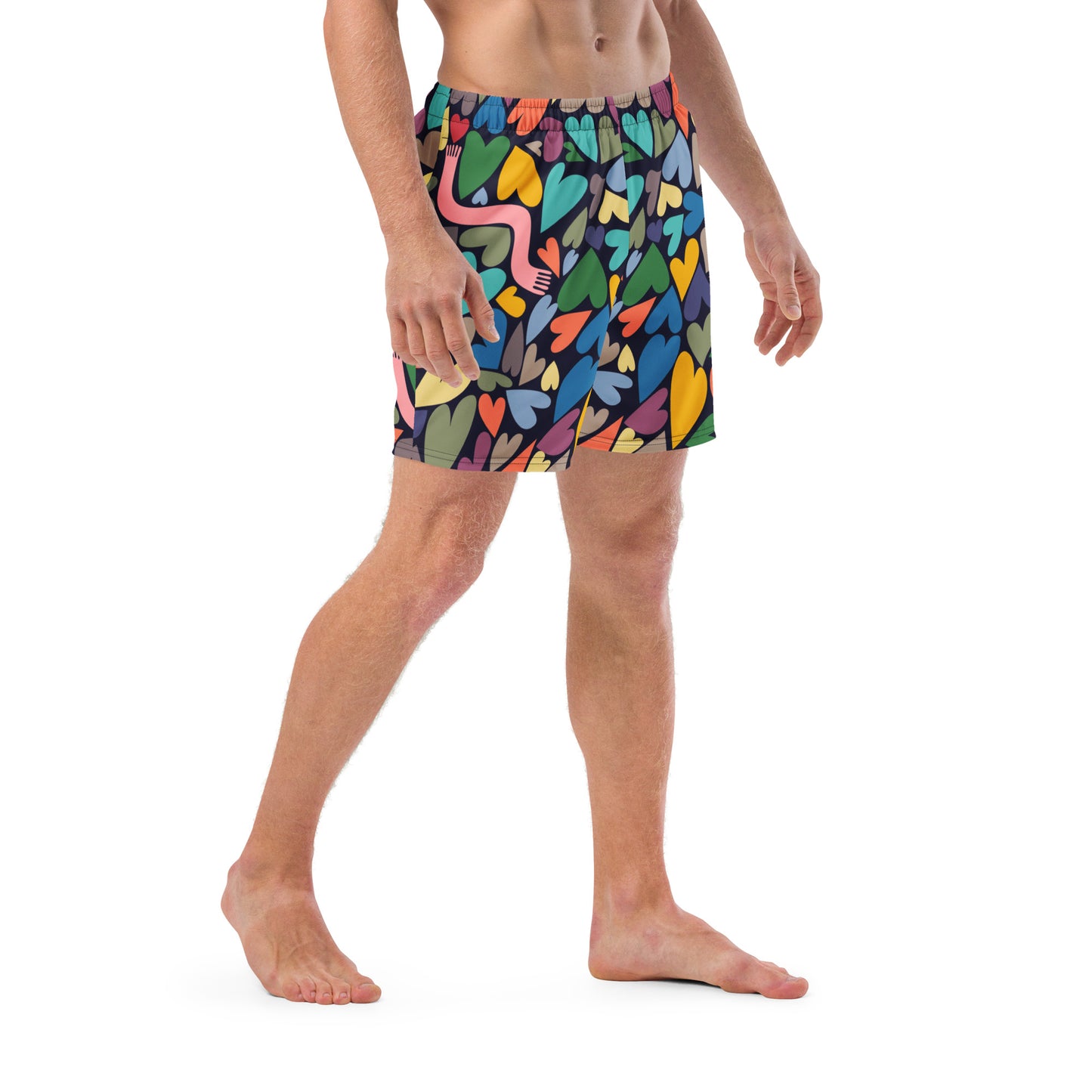 Heart Chase Swim shorts for Men-Thomas Heinz-PaletTheory