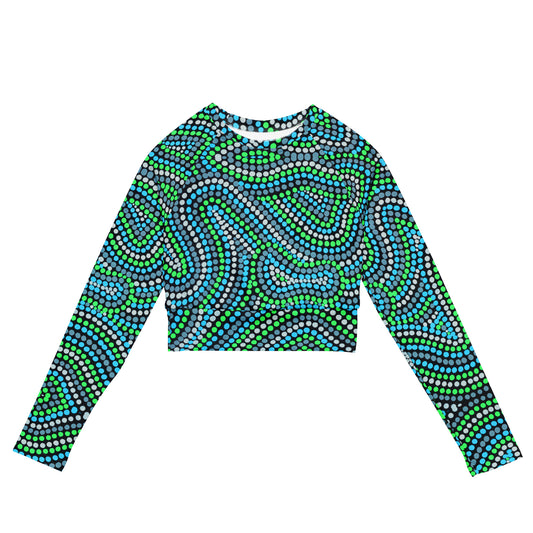 'Journeys' Crop Top Rashie-Merindah-Gunya-PaletTheory