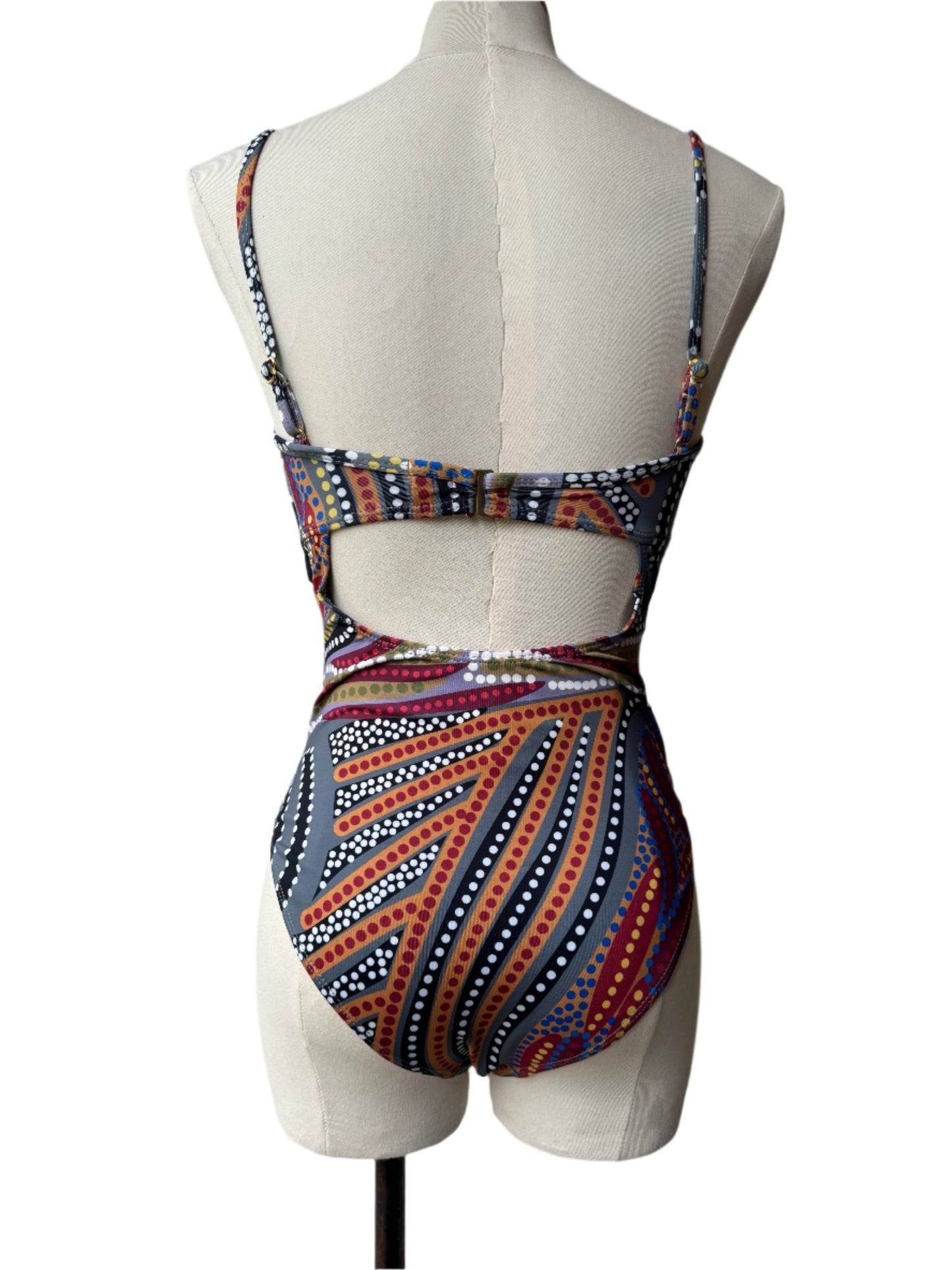 Kungka One-piece Swimsuit-Francine Kulitja-PaletTheory