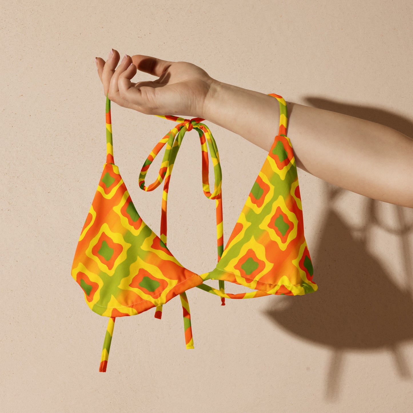 Mud Flats Triangle bikini top-Philinka Dolby-PaletTheory