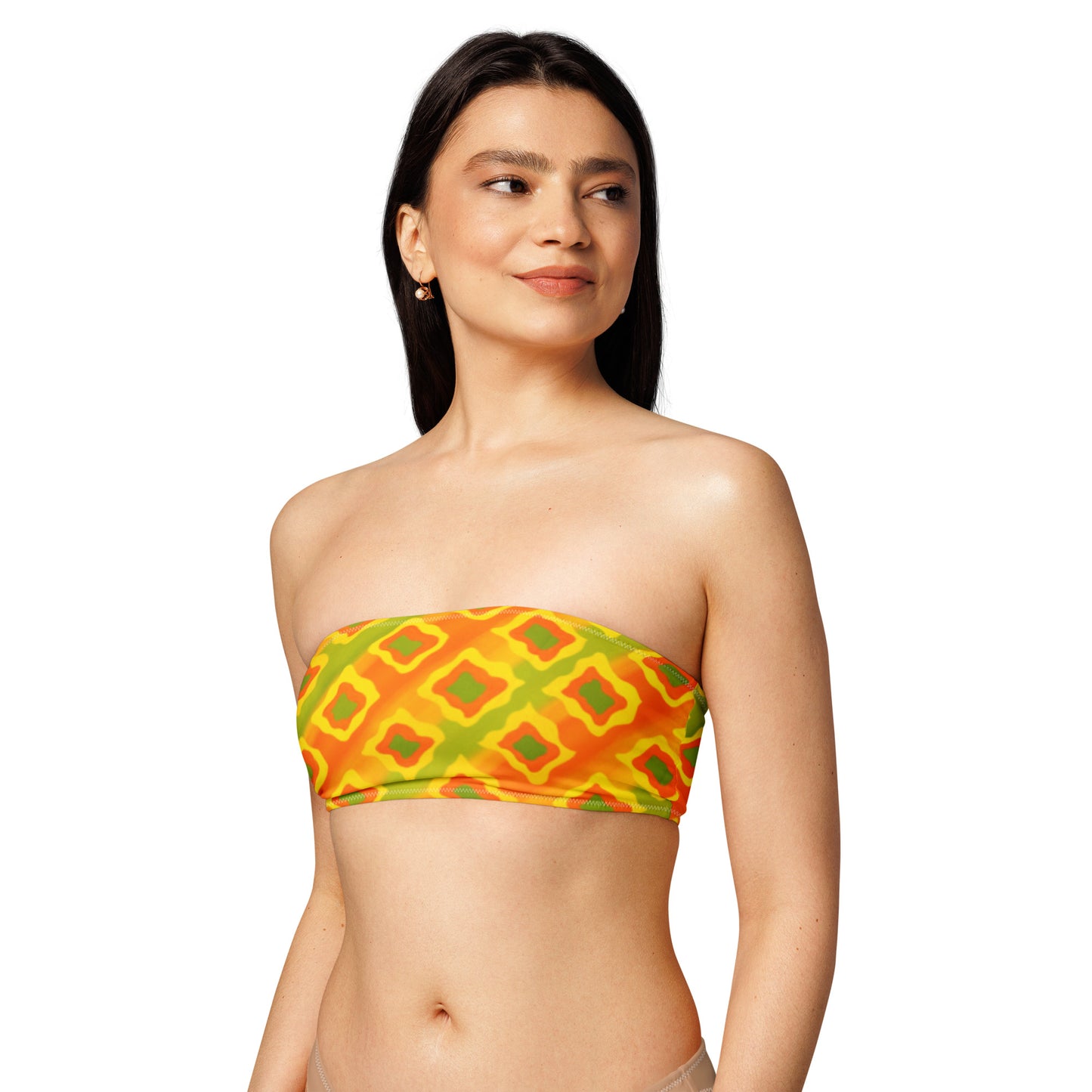 Mud Flats bandeau bikini top-Philinka Dolby-PaletTheory