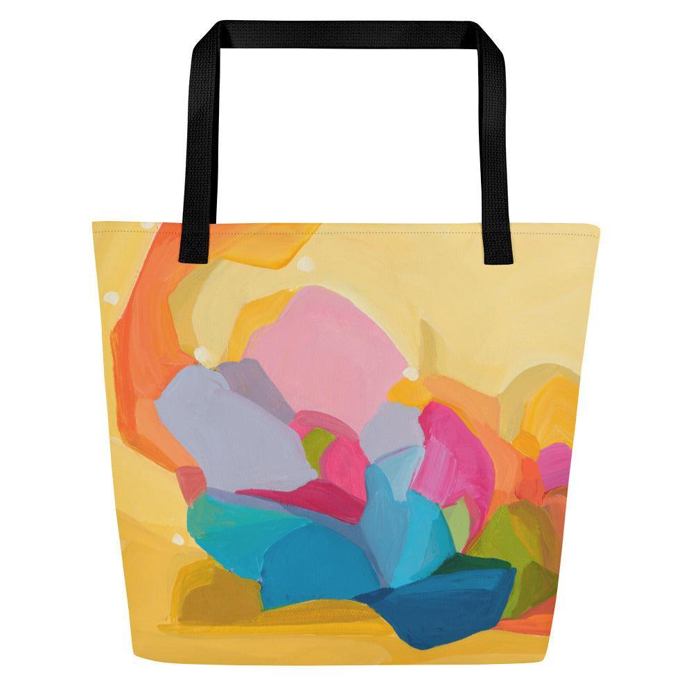 Perfect Day at the Beach - Large Tote Bag-Susannah Bleasby-PaletTheory
