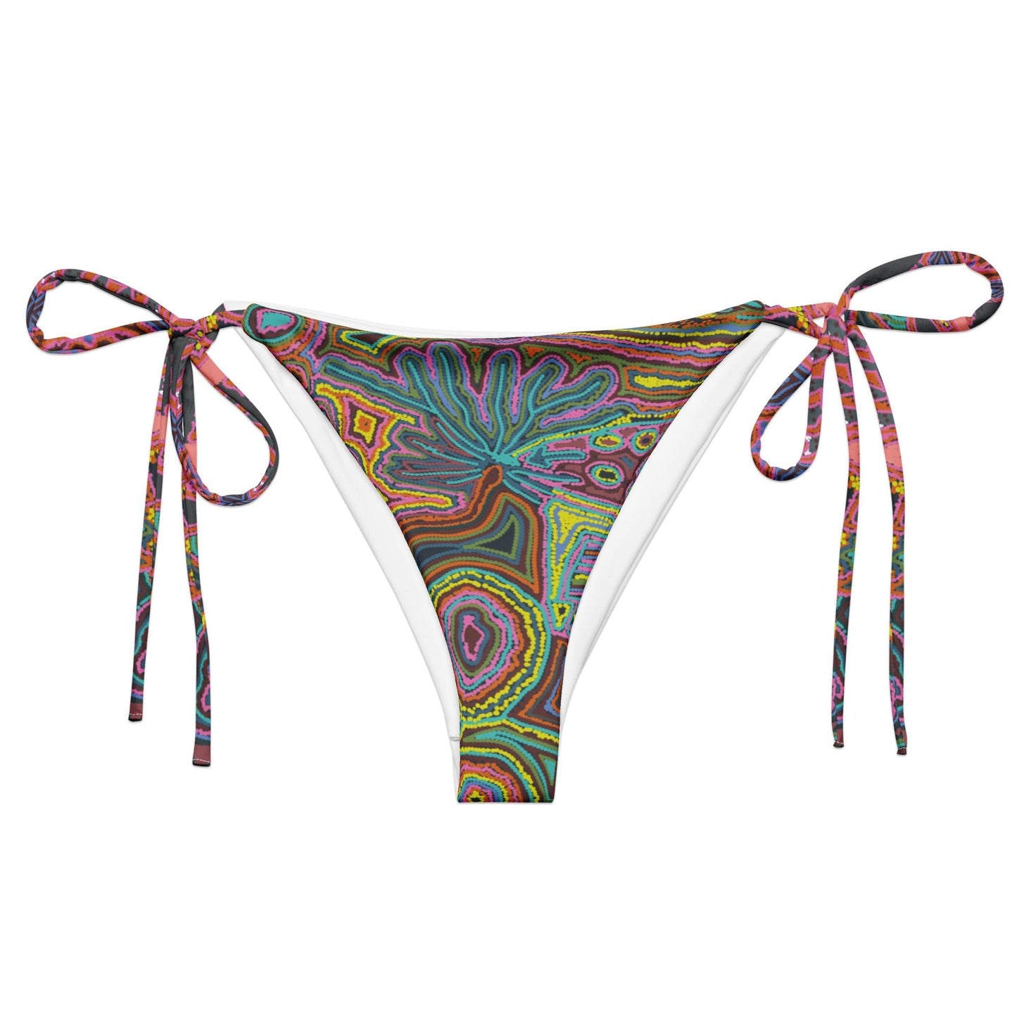Rainbow Serpent Side Tie Bottoms-SALE-Veronica Reid-PaletTheory