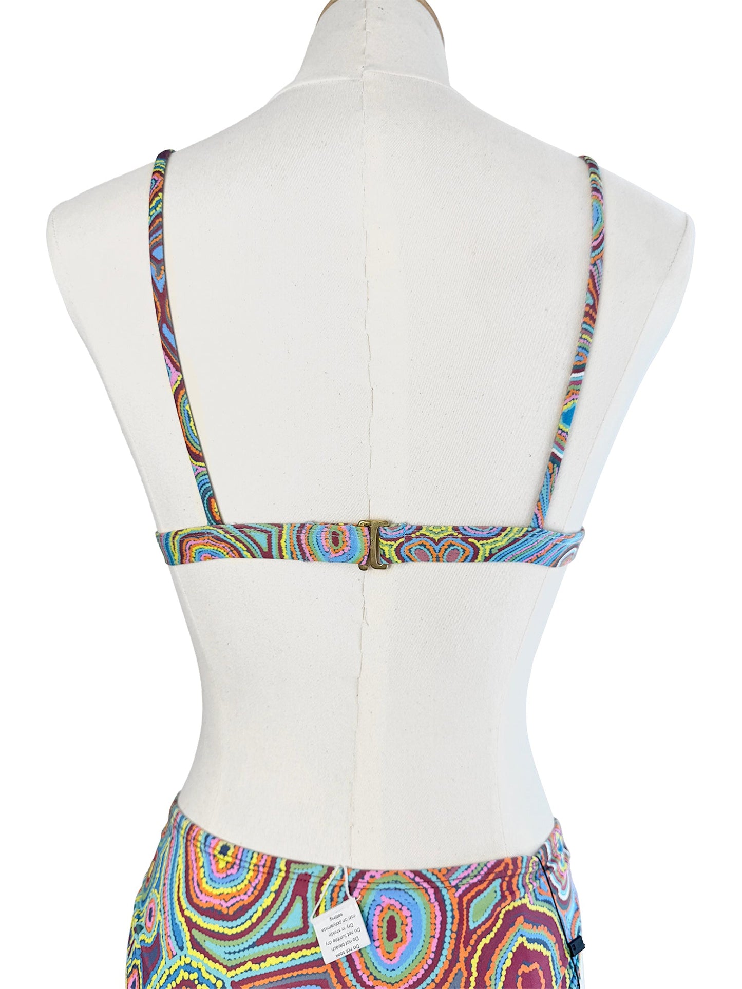 Rainbow Serpent Tie Front Top-Veronica Reid-PaletTheory