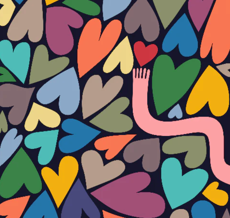 Heart Chase Bralette Swim and Surf Top