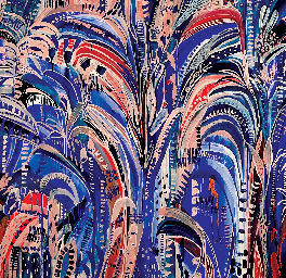 Electric Summer padded bikini top