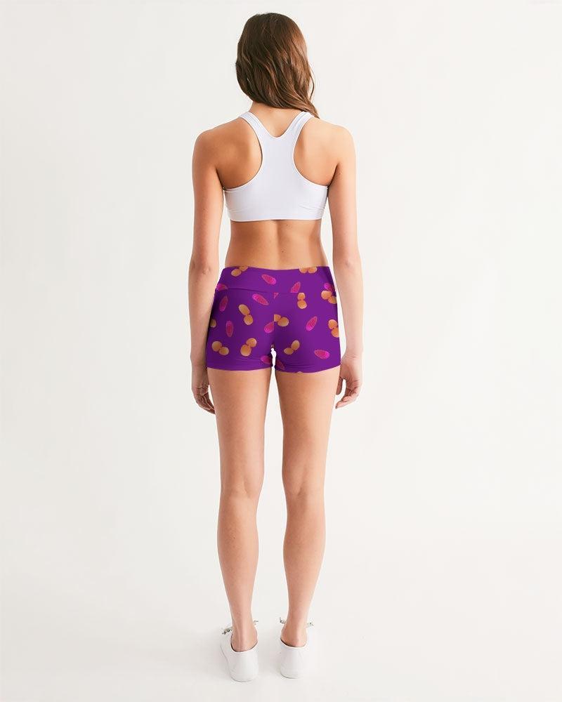 Undawun Mid-Rise Yoga Shorts-Jenzahni Waina-PaletTheory