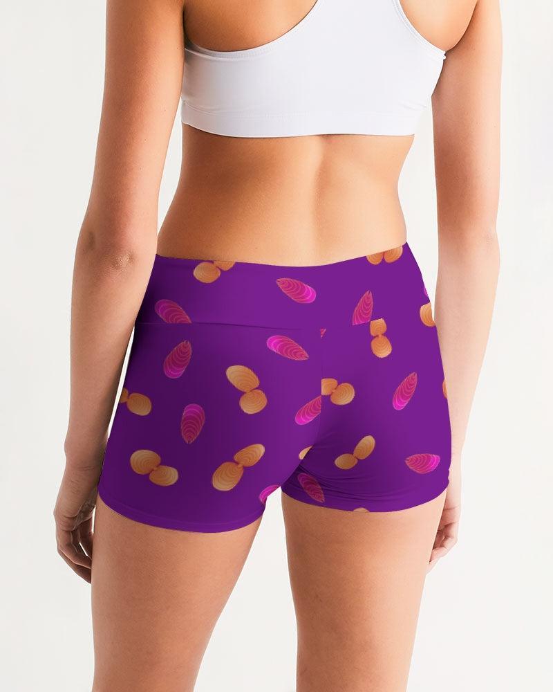 Undawun Mid-Rise Yoga Shorts-Jenzahni Waina-PaletTheory