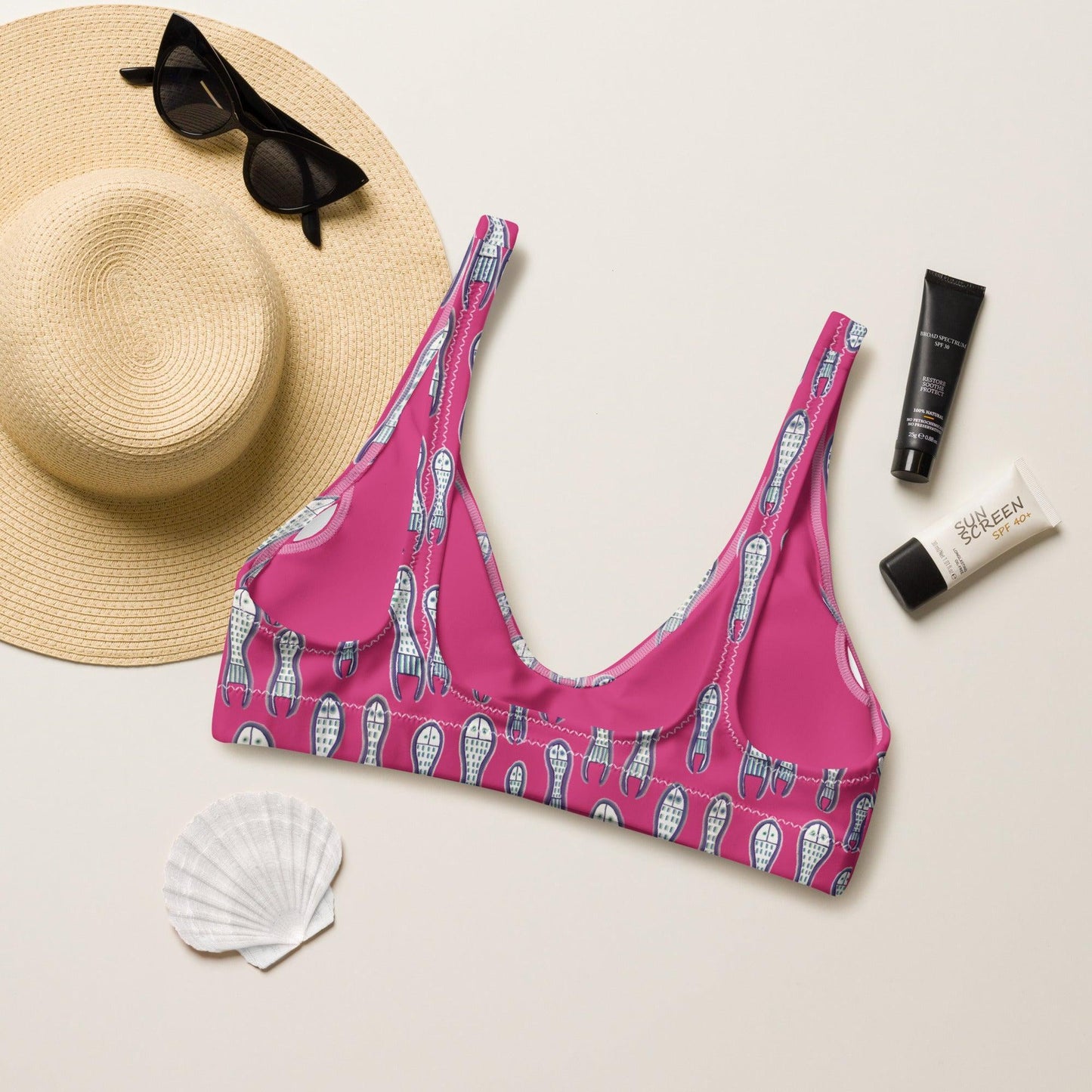 Ungud and Jiaa Dreaming Bralette Top - Purple-Ian Healy-PaletTheory