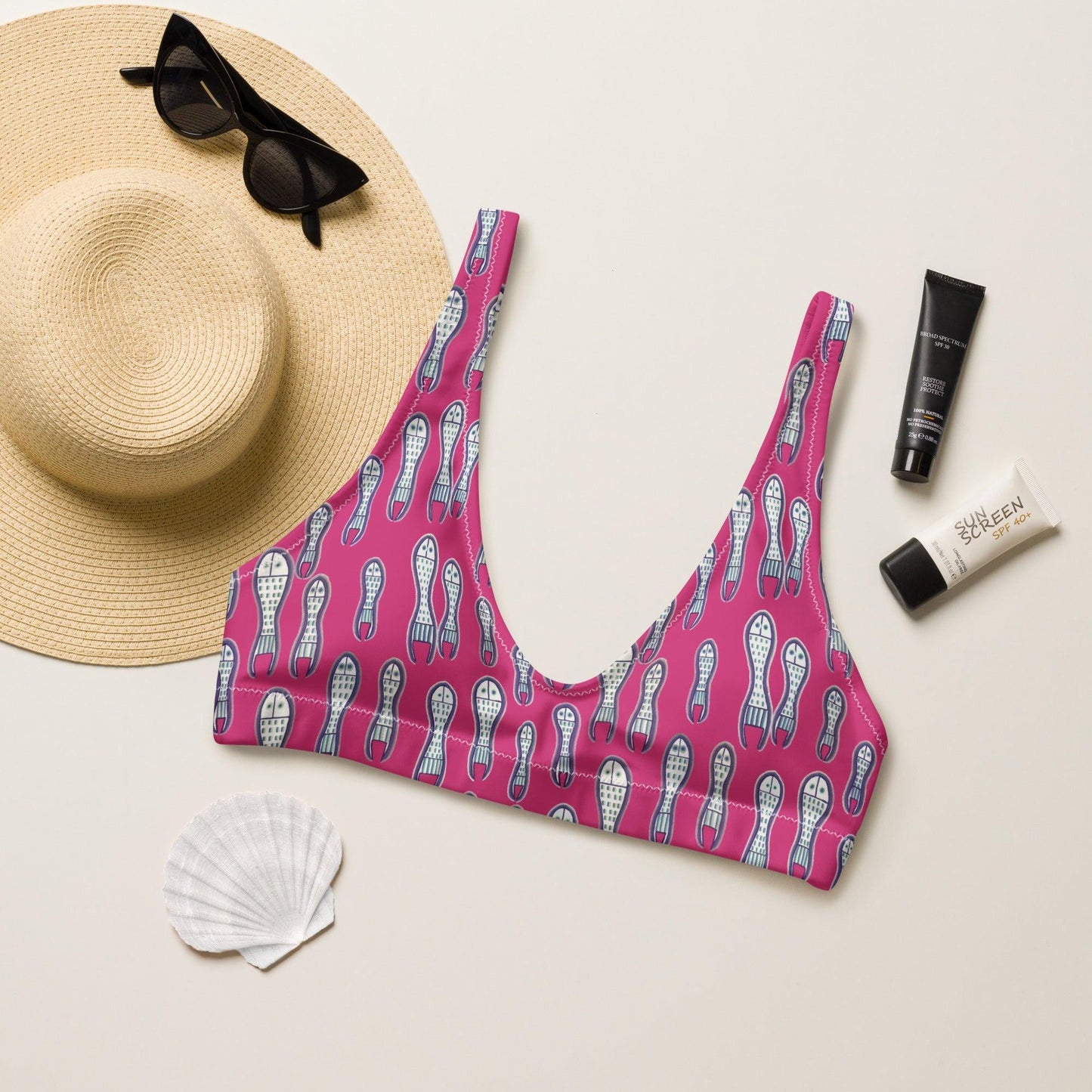 Ungud and Jiaa Dreaming Bralette Top - Purple-Ian Healy-PaletTheory