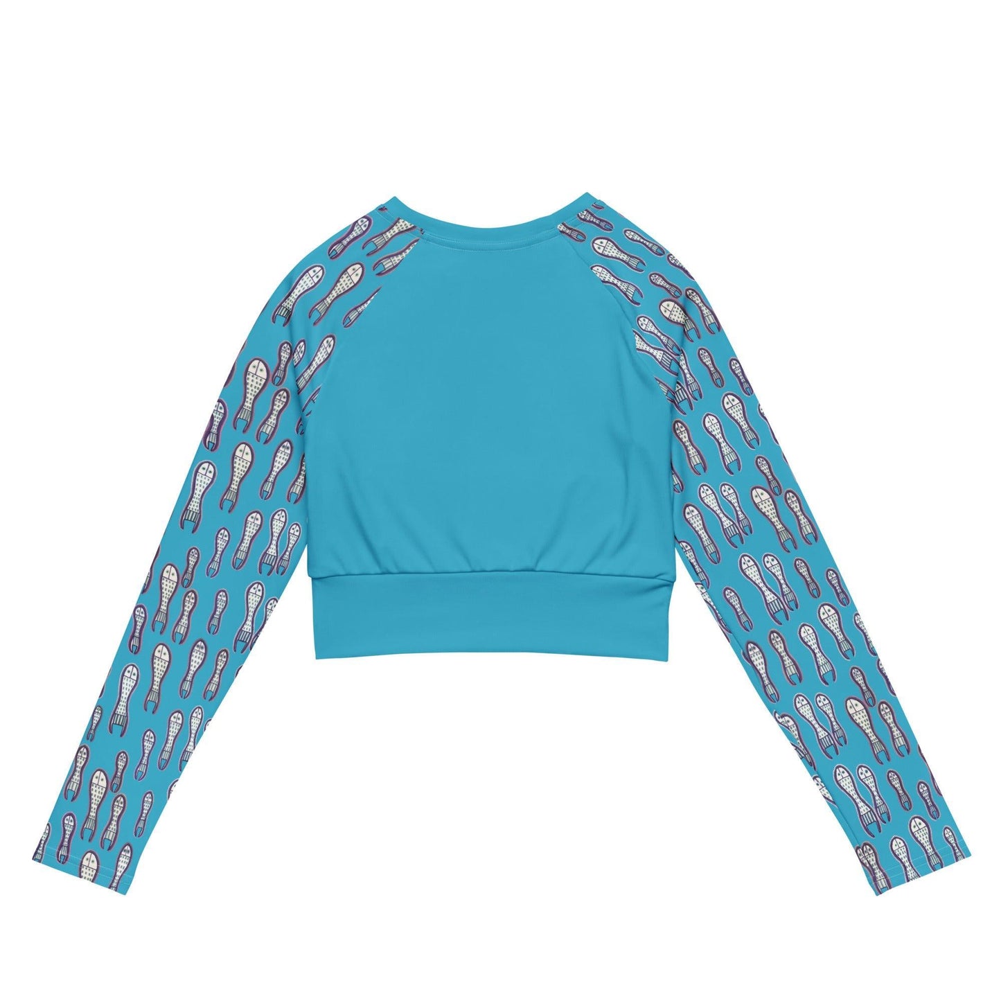 Ungud and Jiaa Dreaming Crop Top Rashie - Blue-Ian Healy-PaletTheory