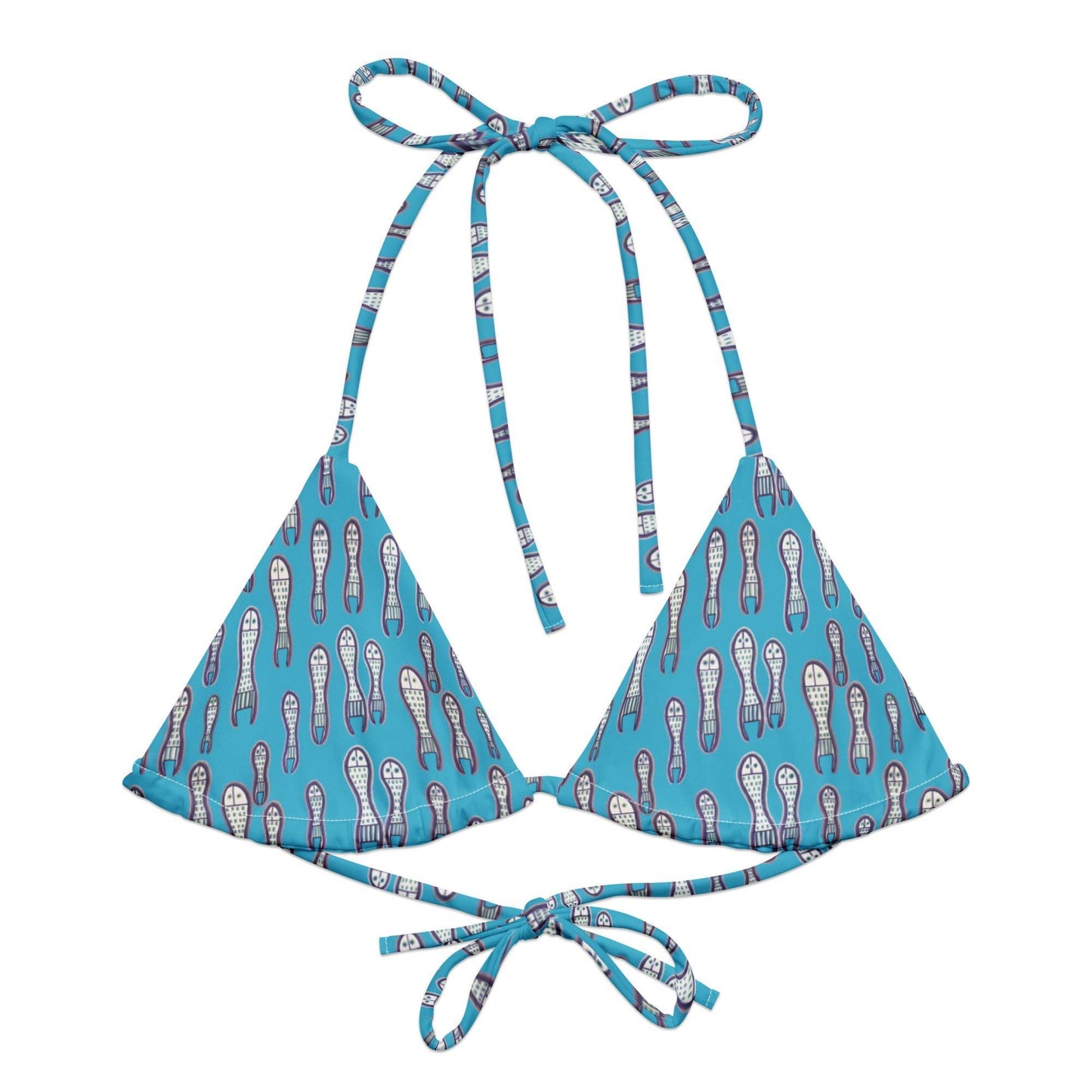 Ungud and Jiaa Dreaming Triangle Bikini top - Blue-Ian Healy-PaletTheory