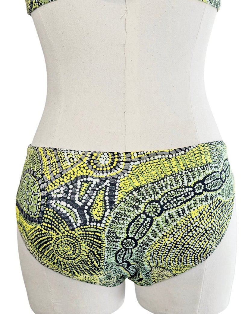 Minyma Kutjara Regular Brief Bikini Bottoms - Milpali bikini bottoms