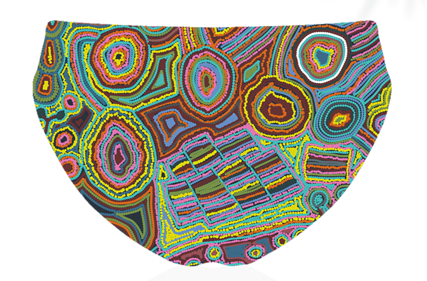 Rainbow Serpent Regular Brief Bikini Bottoms - Milpali bikini bottoms