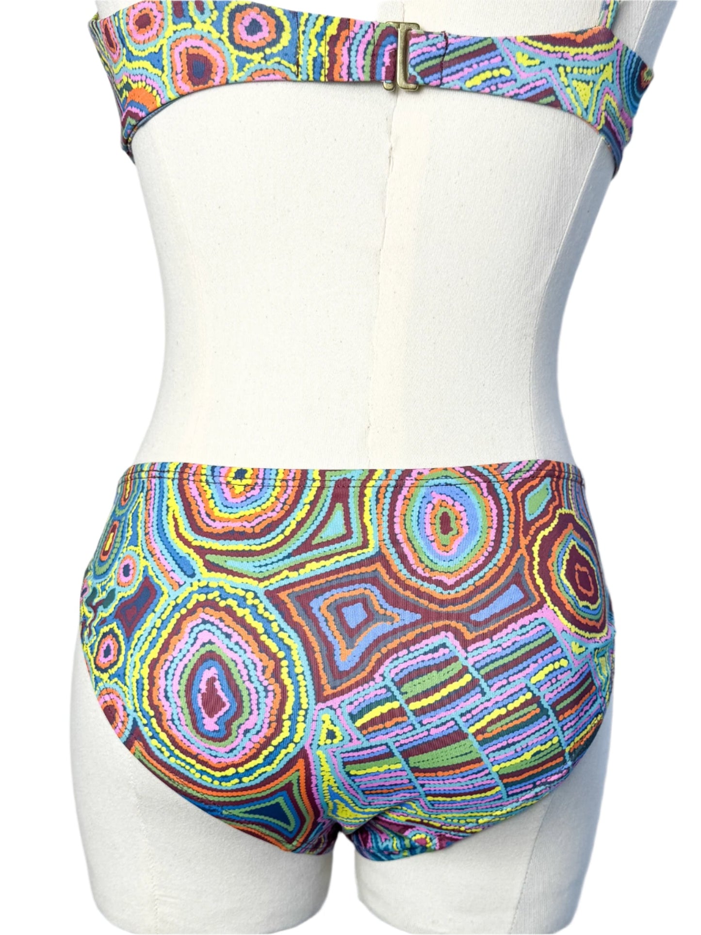 Rainbow Serpent Regular Brief Bikini Bottoms - Milpali bikini bottoms