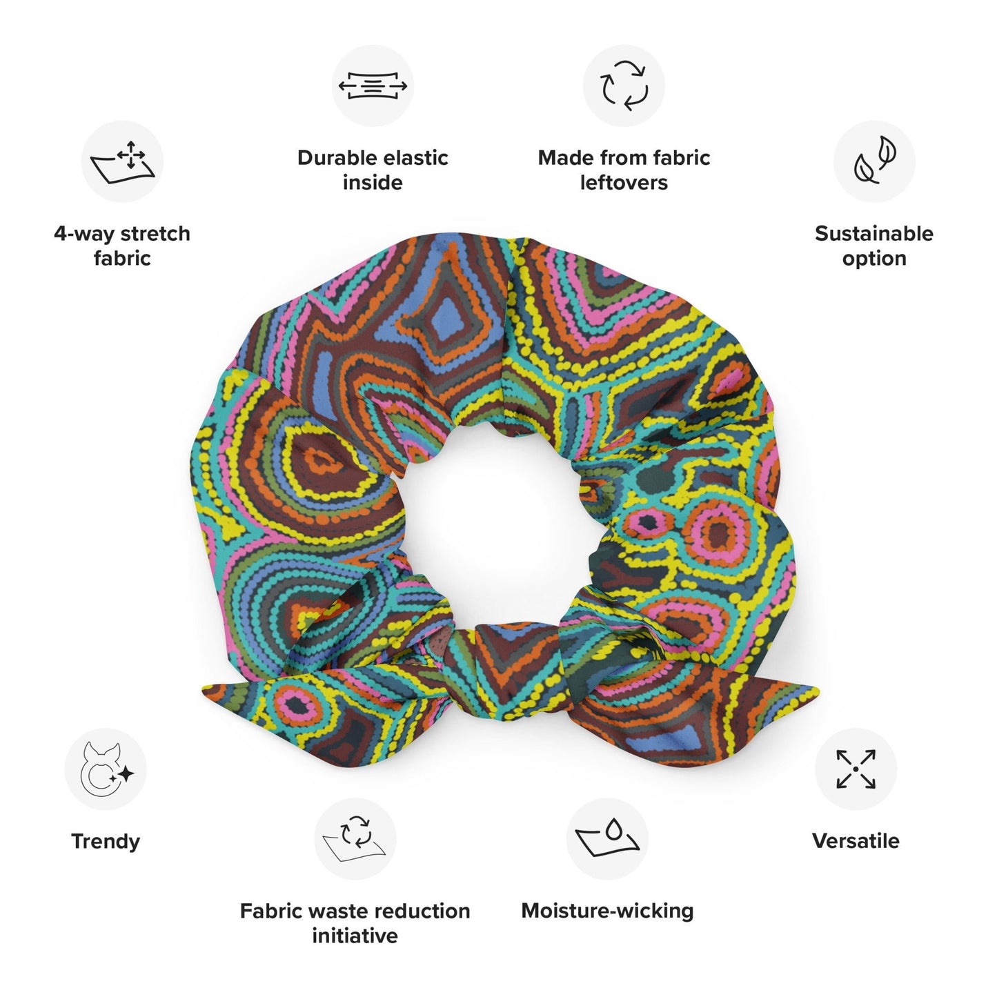 Rainbow Serpent Scrunchie - Milpali free_gift