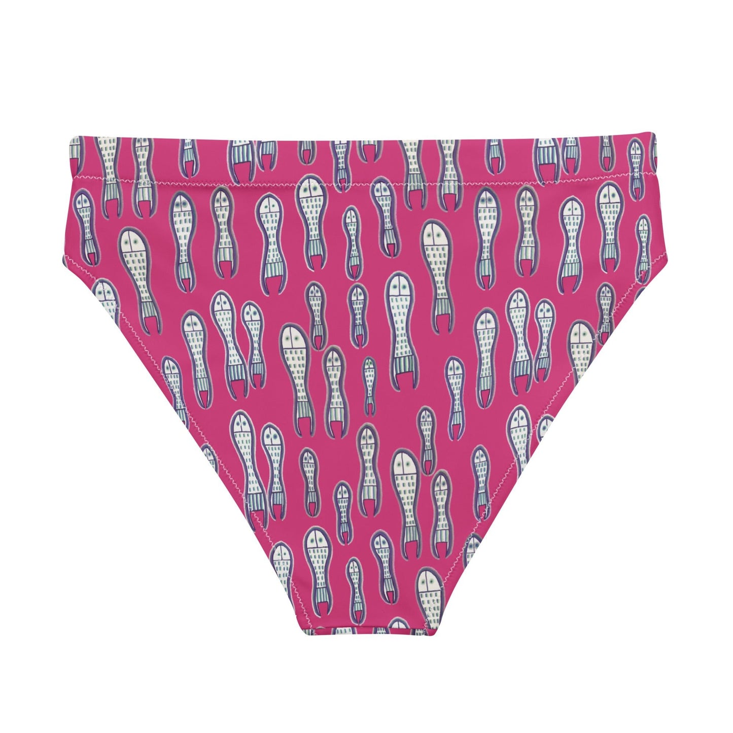 Ungud and Jiaa Dreaming high - waisted bikini bottom - Purple - Milpali