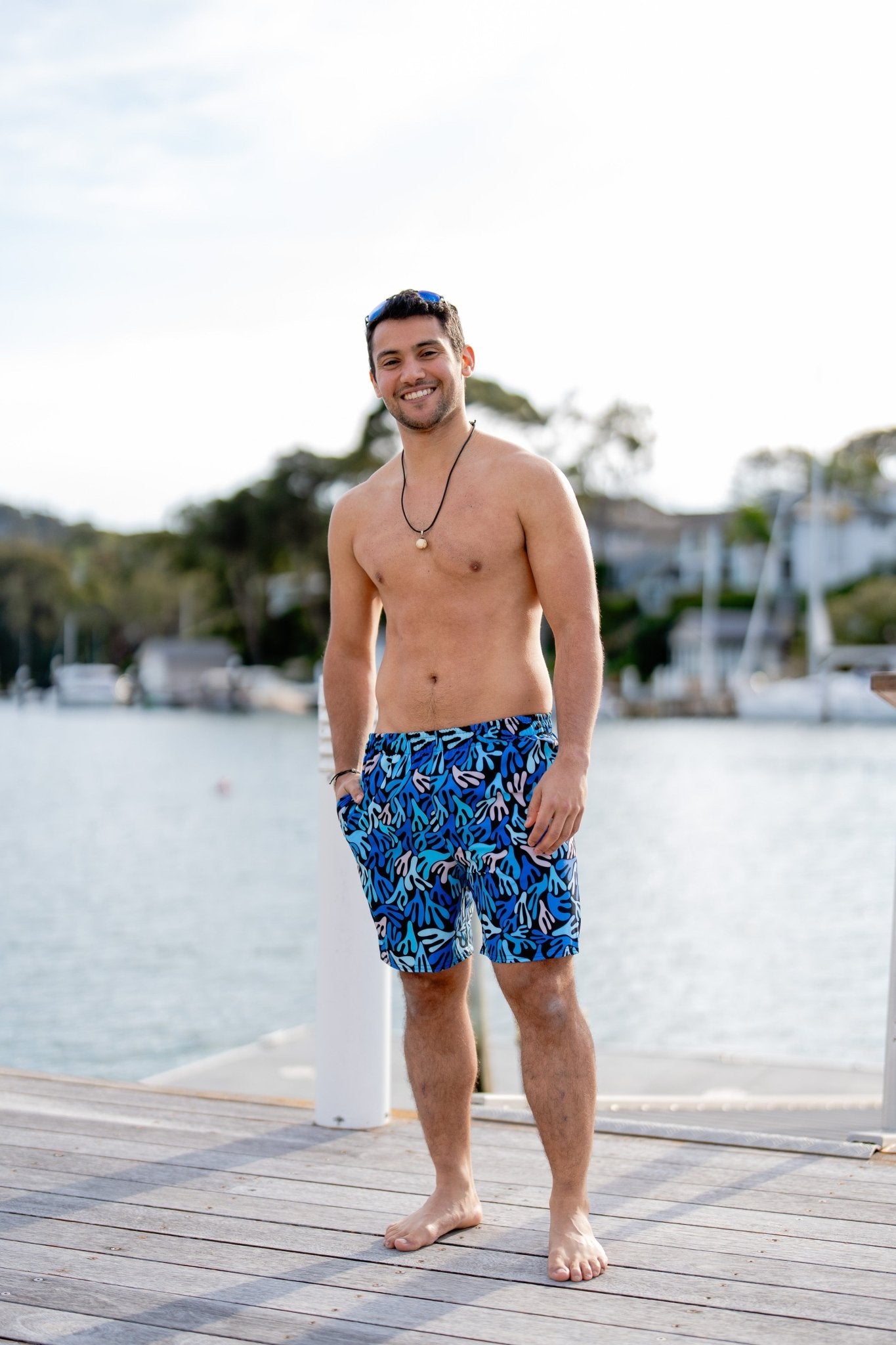 Water Plants Swim Shorts for Men - Milpali