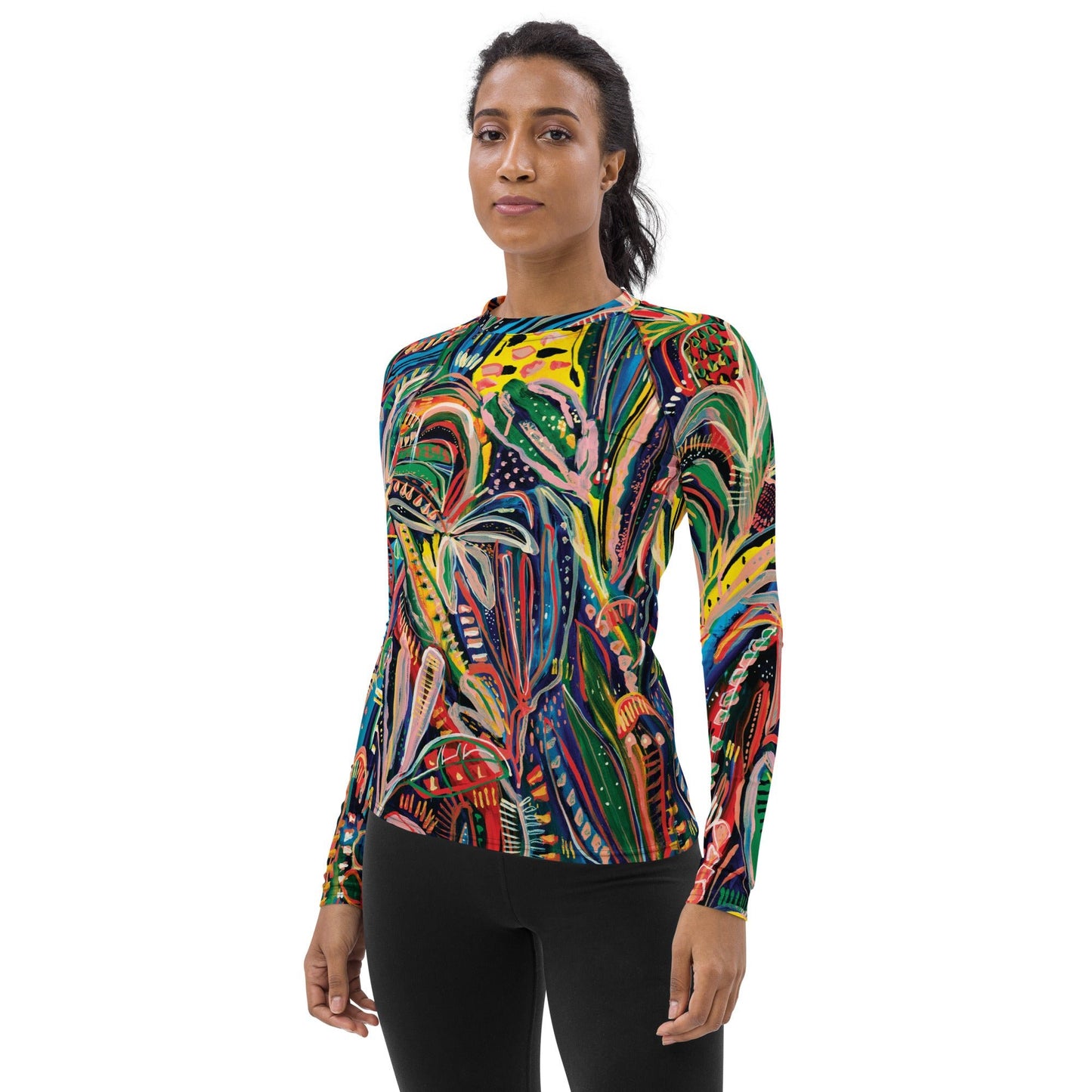 Club Tropicana - Long-sleeve Rashguard women-Carley Bourne-PaletTheory