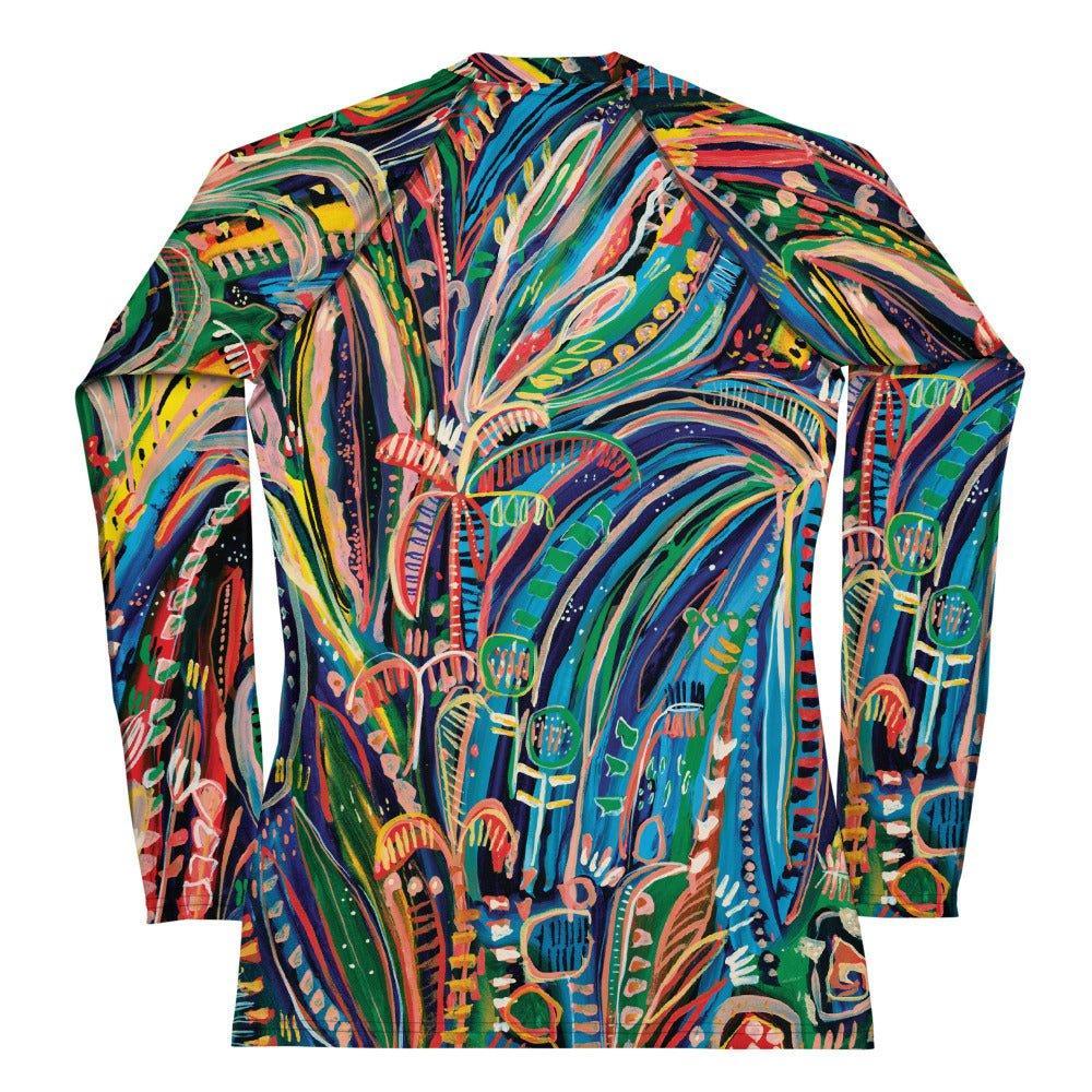 Club Tropicana - Long-sleeve Rashguard women-Carley Bourne-PaletTheory