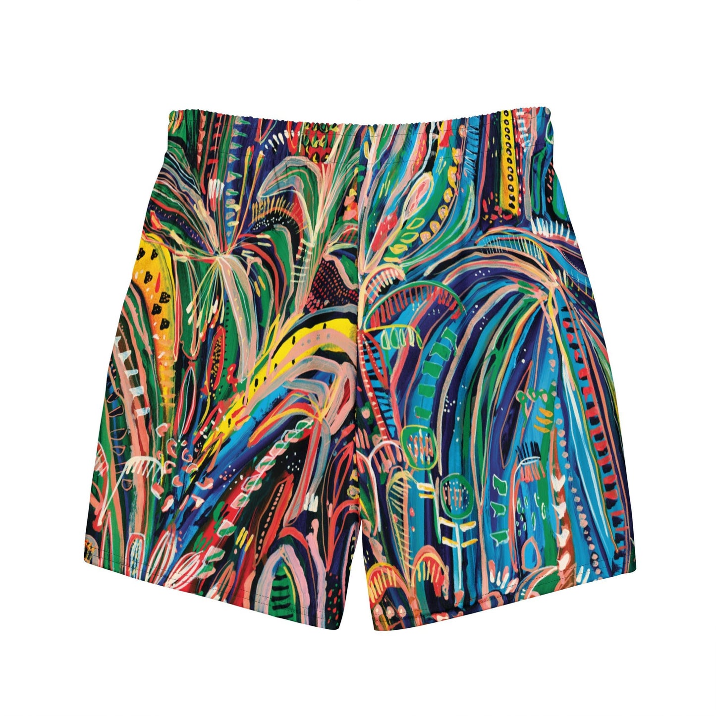 Club Tropicana Men's swim trunks-Carley Bourne-PaletTheory