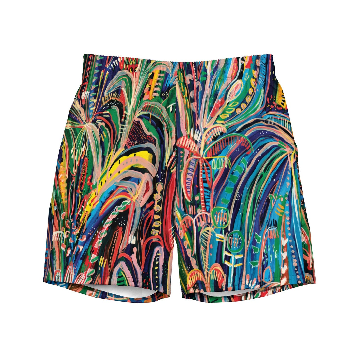 Club Tropicana Men's swim trunks-Carley Bourne-PaletTheory
