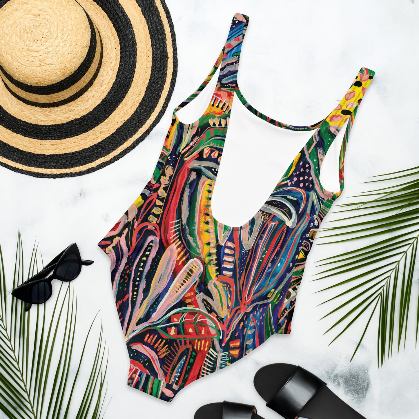 Club Tropicana One-Piece Swimsuit - SALE-Carley Bourne-PaletTheory