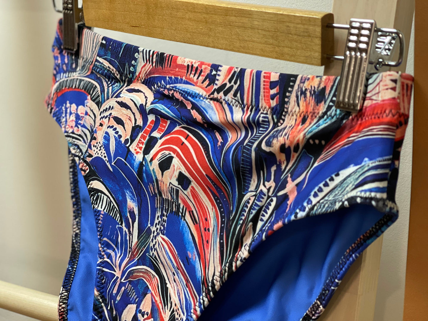 Electric Summer High-waisted sustainable bikini separates-Carley Bourne-PaletTheory