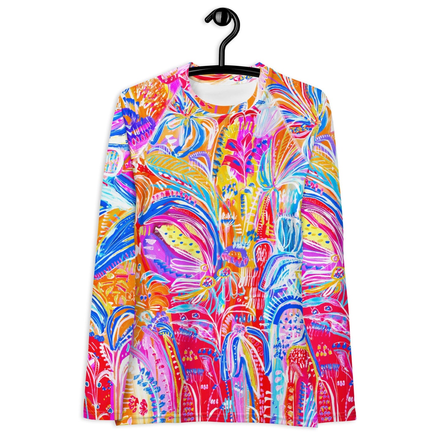 Floral Delight - Long-sleeve Rashguard women-Carley Bourne-PaletTheory