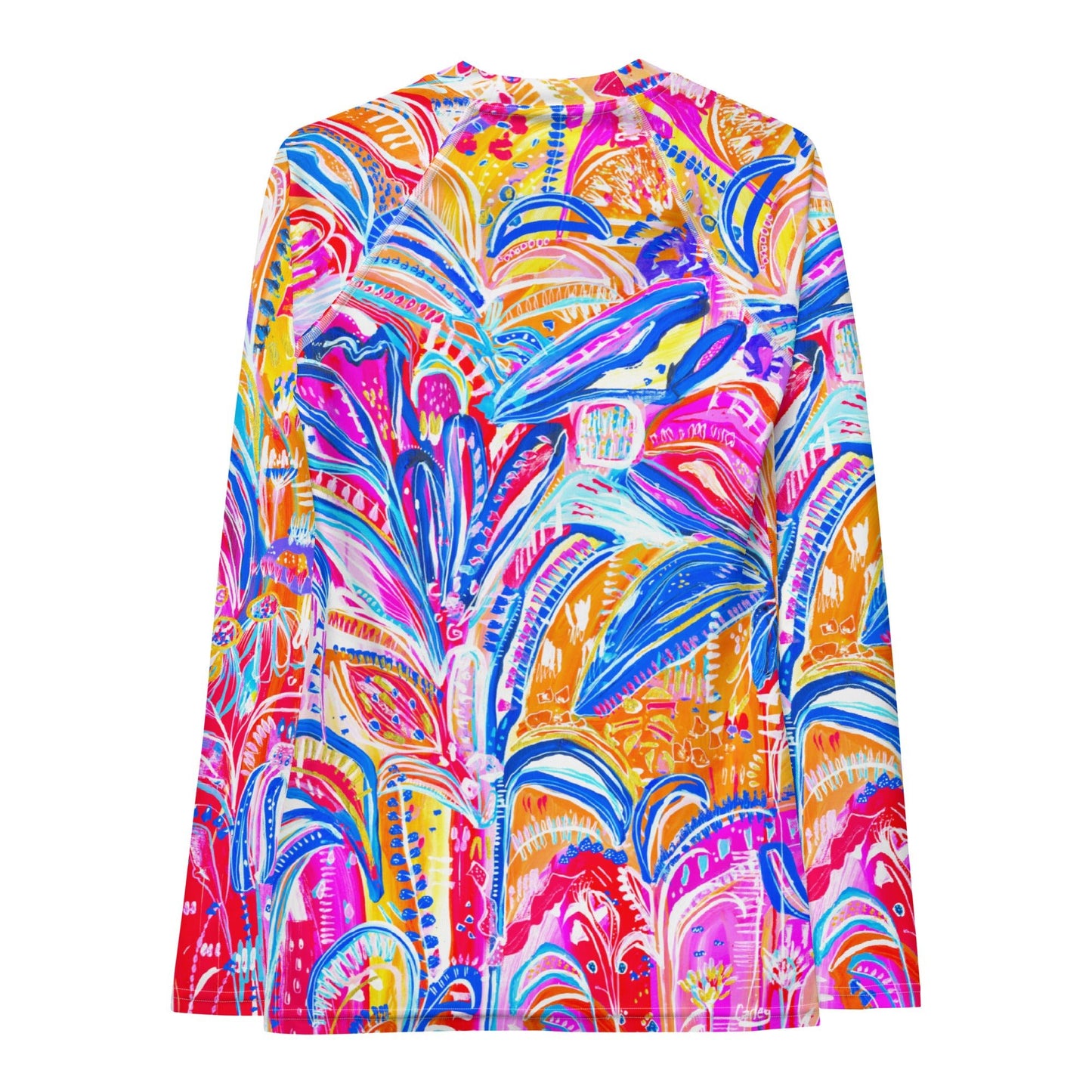 Floral Delight - Long-sleeve Rashguard women-Carley Bourne-PaletTheory