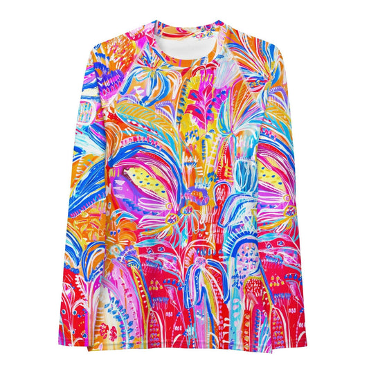 Floral Delight - Long-sleeve Rashguard women-Carley Bourne-PaletTheory