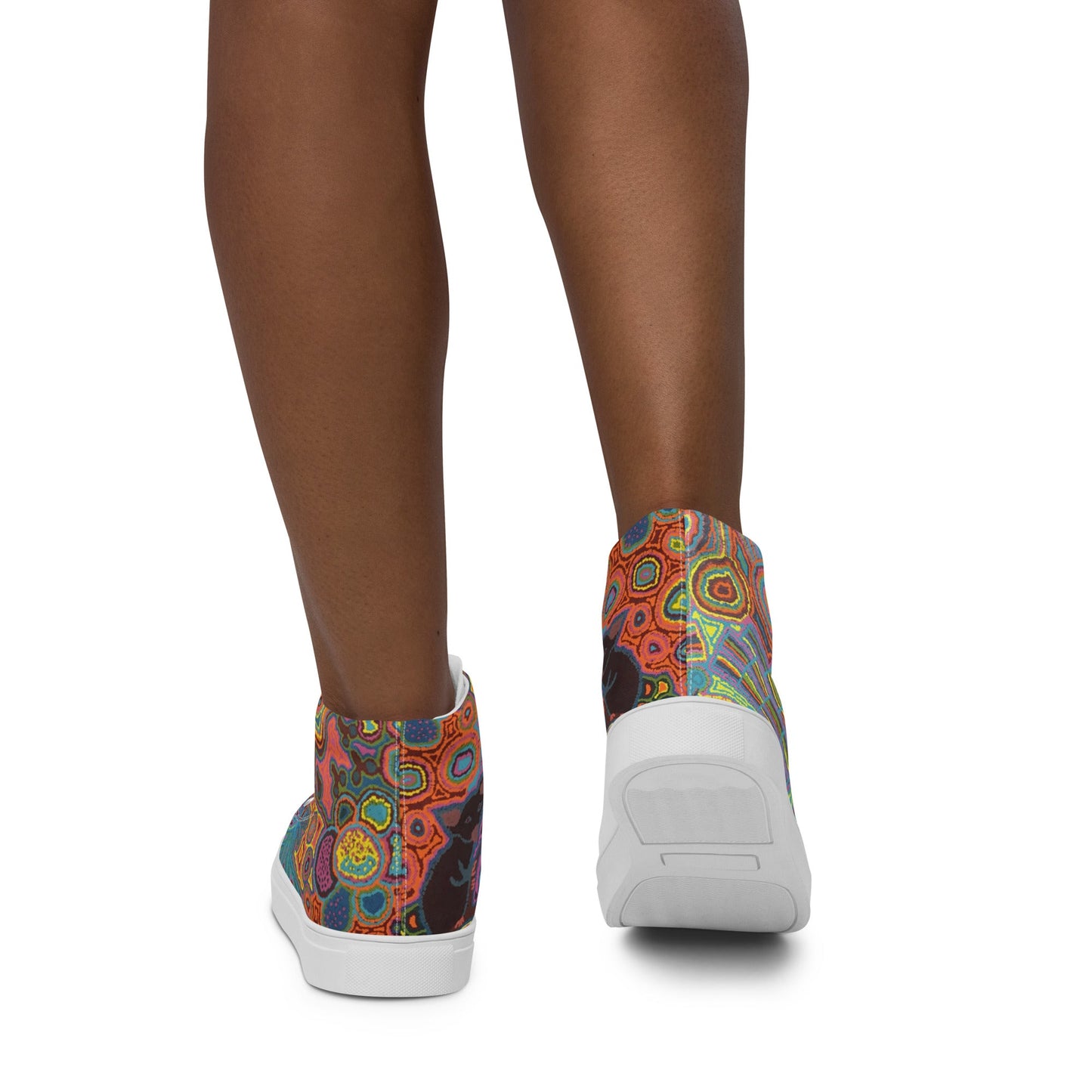 Rainbow serpent High Top Shoes - SALE-Veronica Reid-PaletTheory