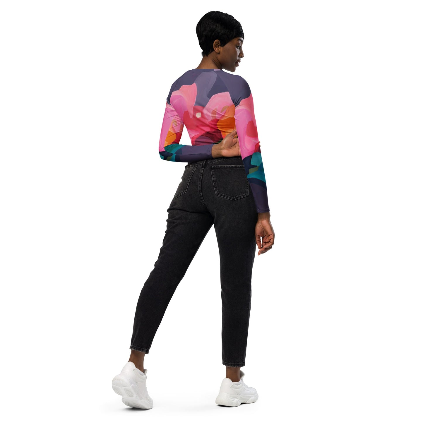 We should all be more Purple - Long-sleeve Crop Rash Guard - Milpali